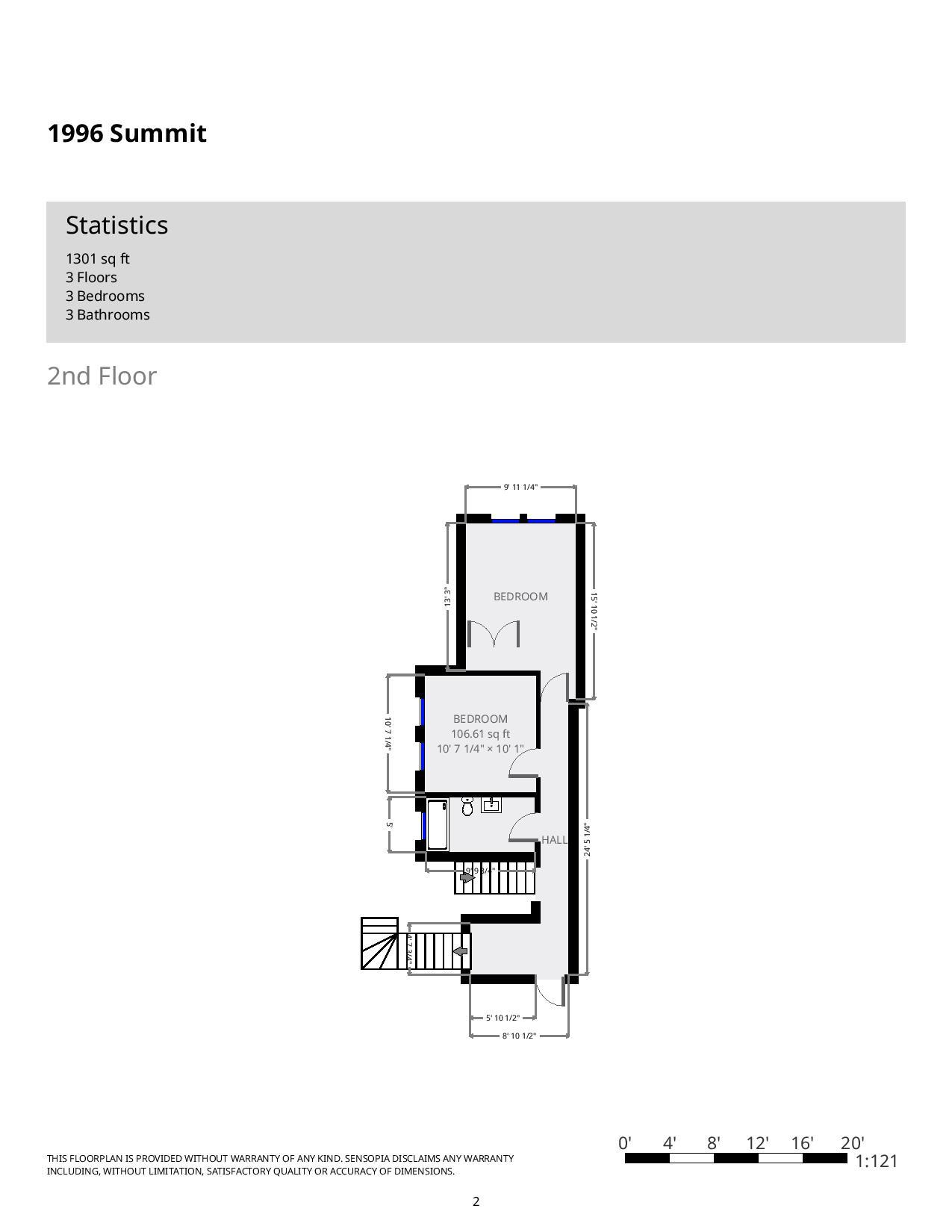 1996 Summit St. - Floor Plan 03