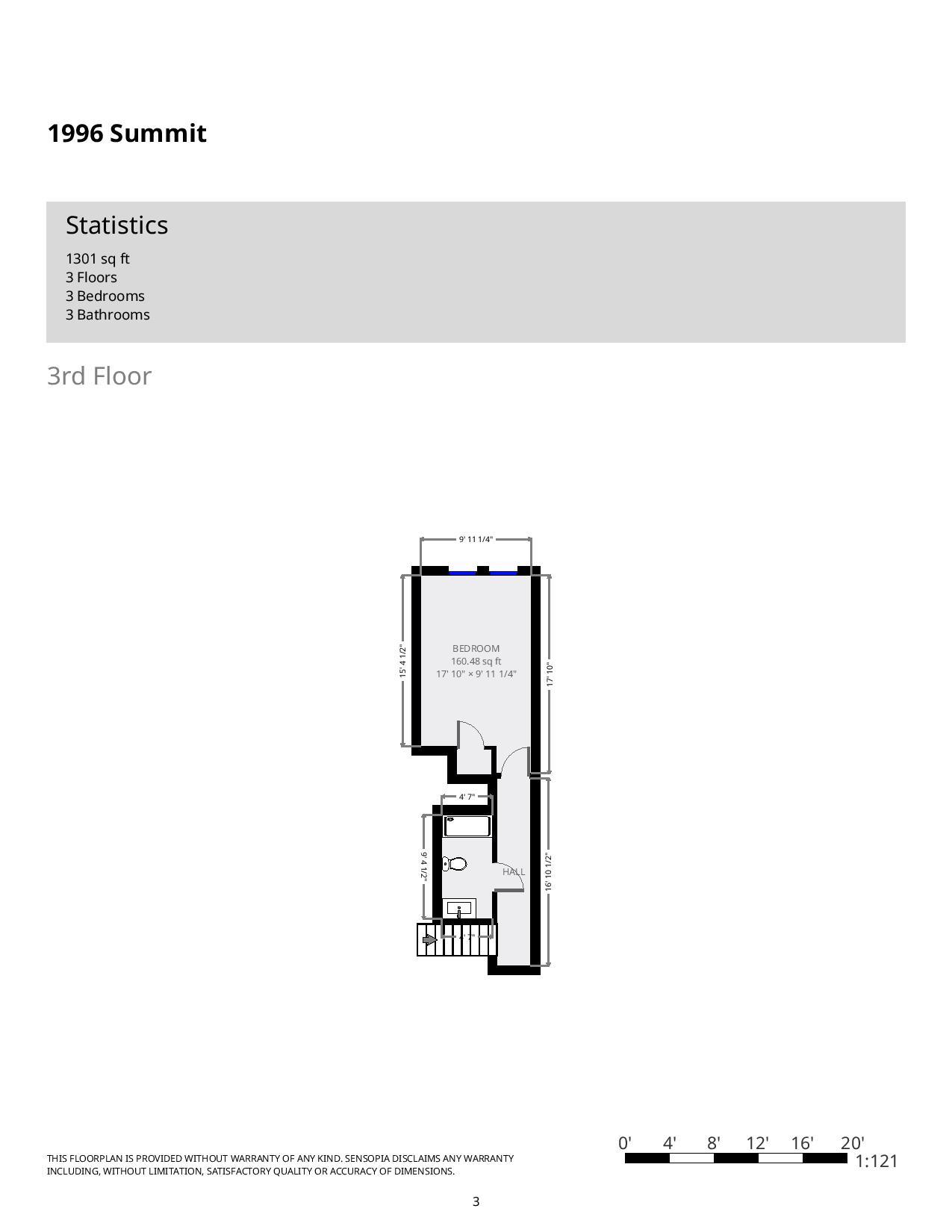 1996 Summit St. - Floor Plan 01