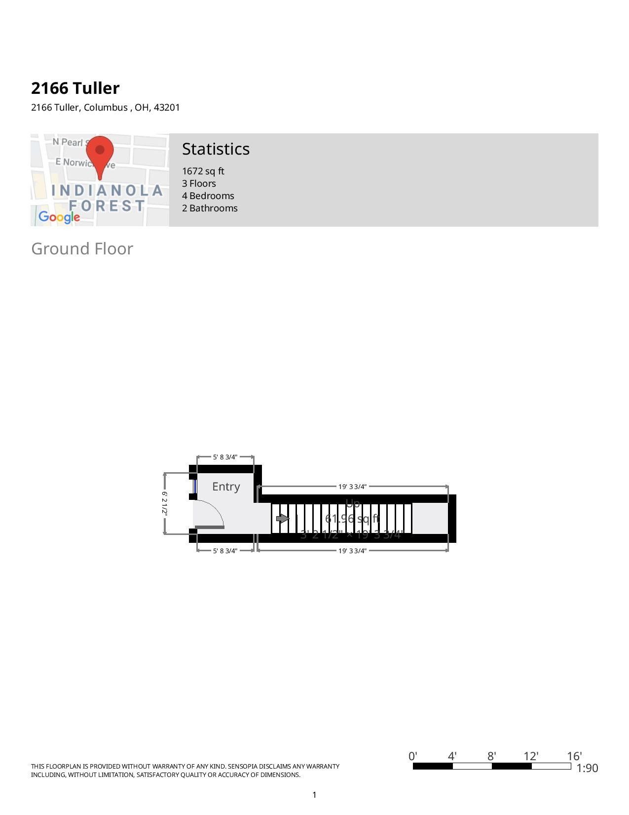 2166 Tuller St. - Floor Plan 03