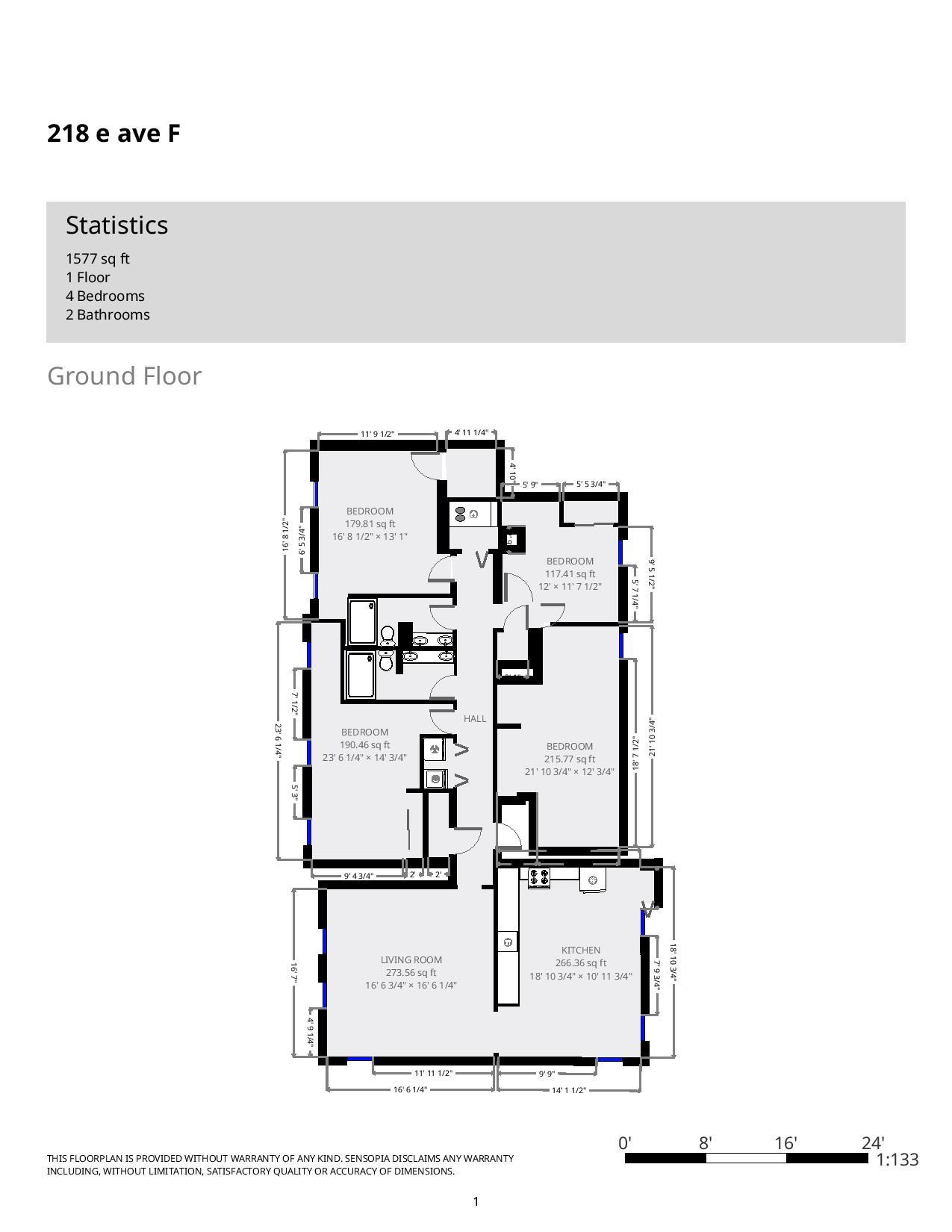 218 E. 17th Ave. - Floor Plan