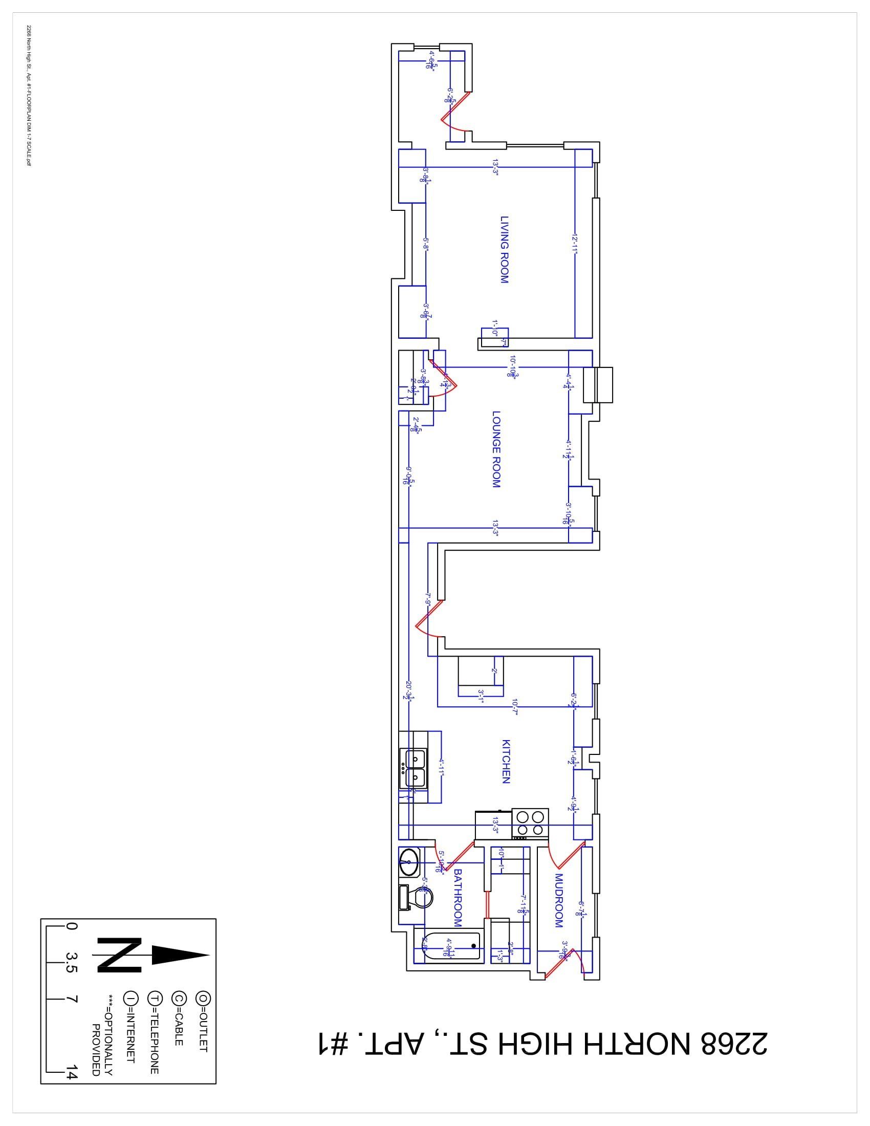 2268 N. High St floorplan 3
