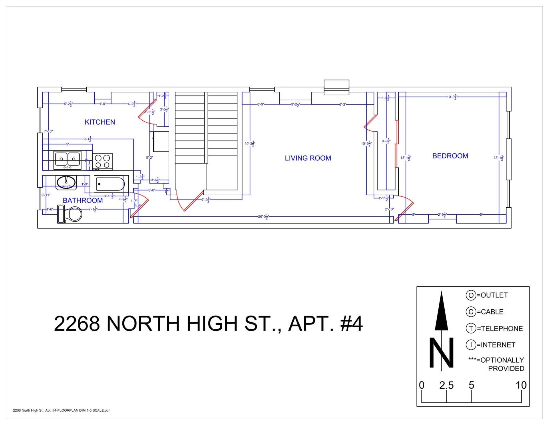 2268 N. High St floorplan