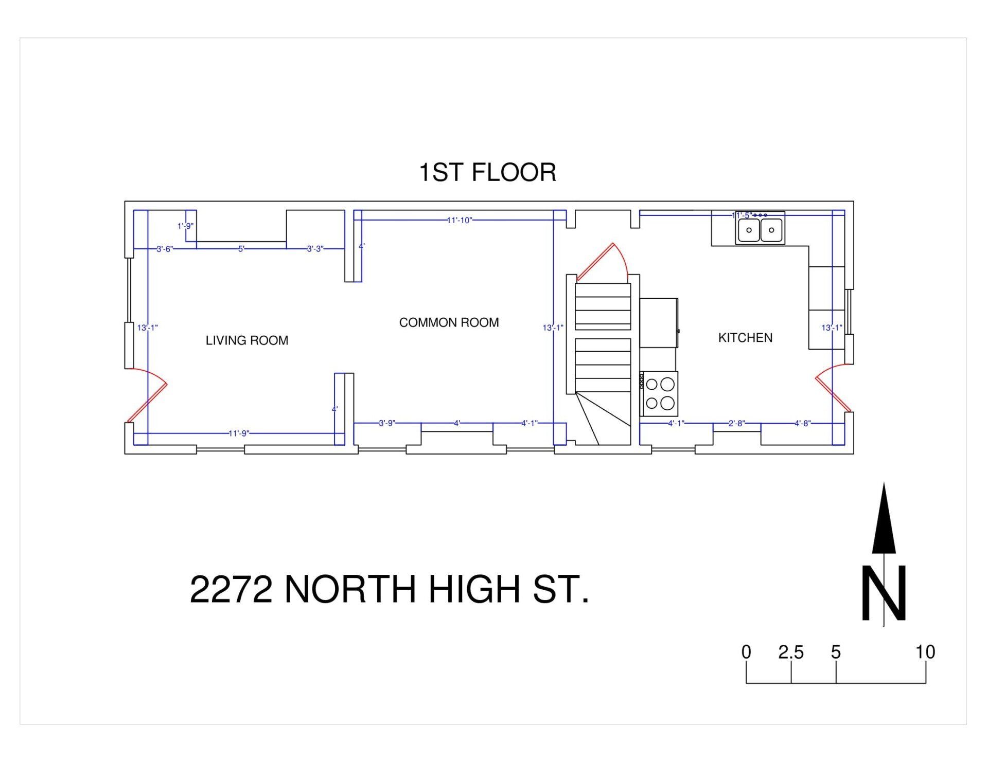 2272 N. High St.- Floor Plan 01