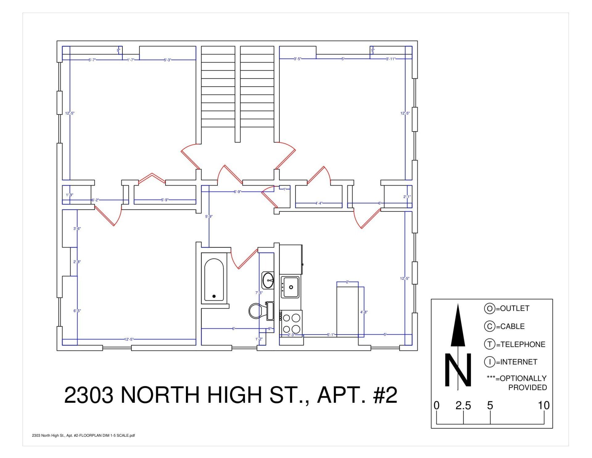 2303 N. High St. - Floor Plan
