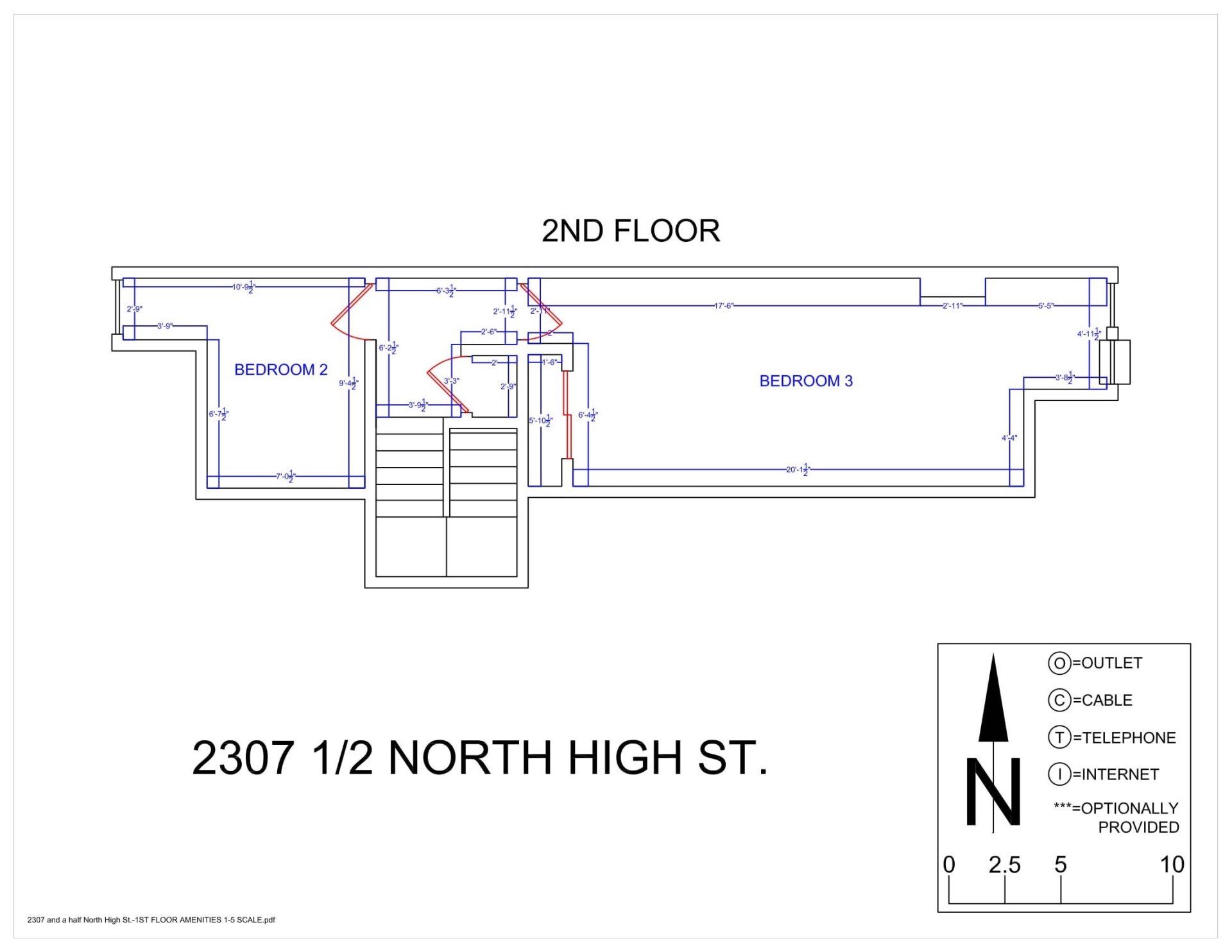 2307 1/2 -2309 1/2 N. High St. - Floor Plan 02