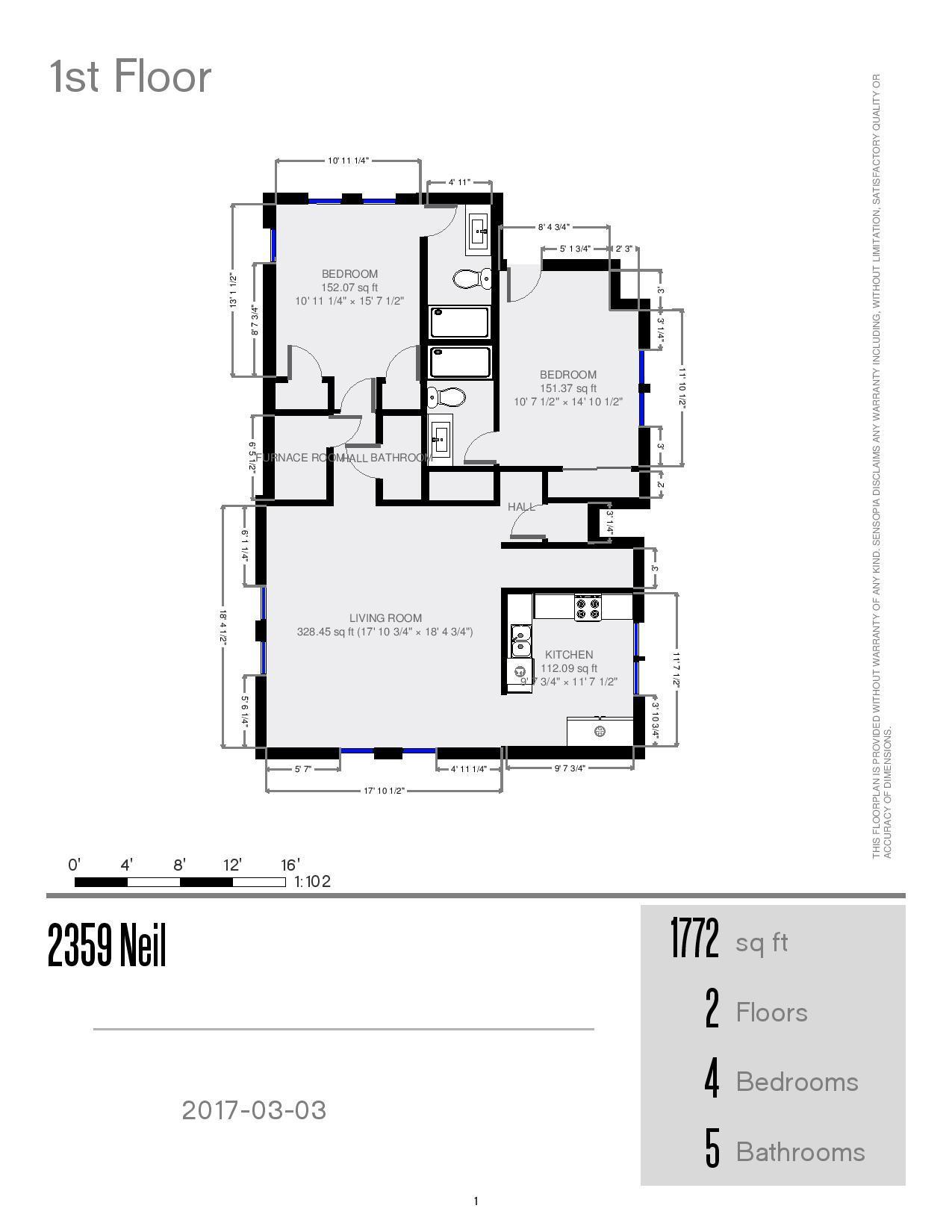 2359 Neil Ave. - Floor Plan 01