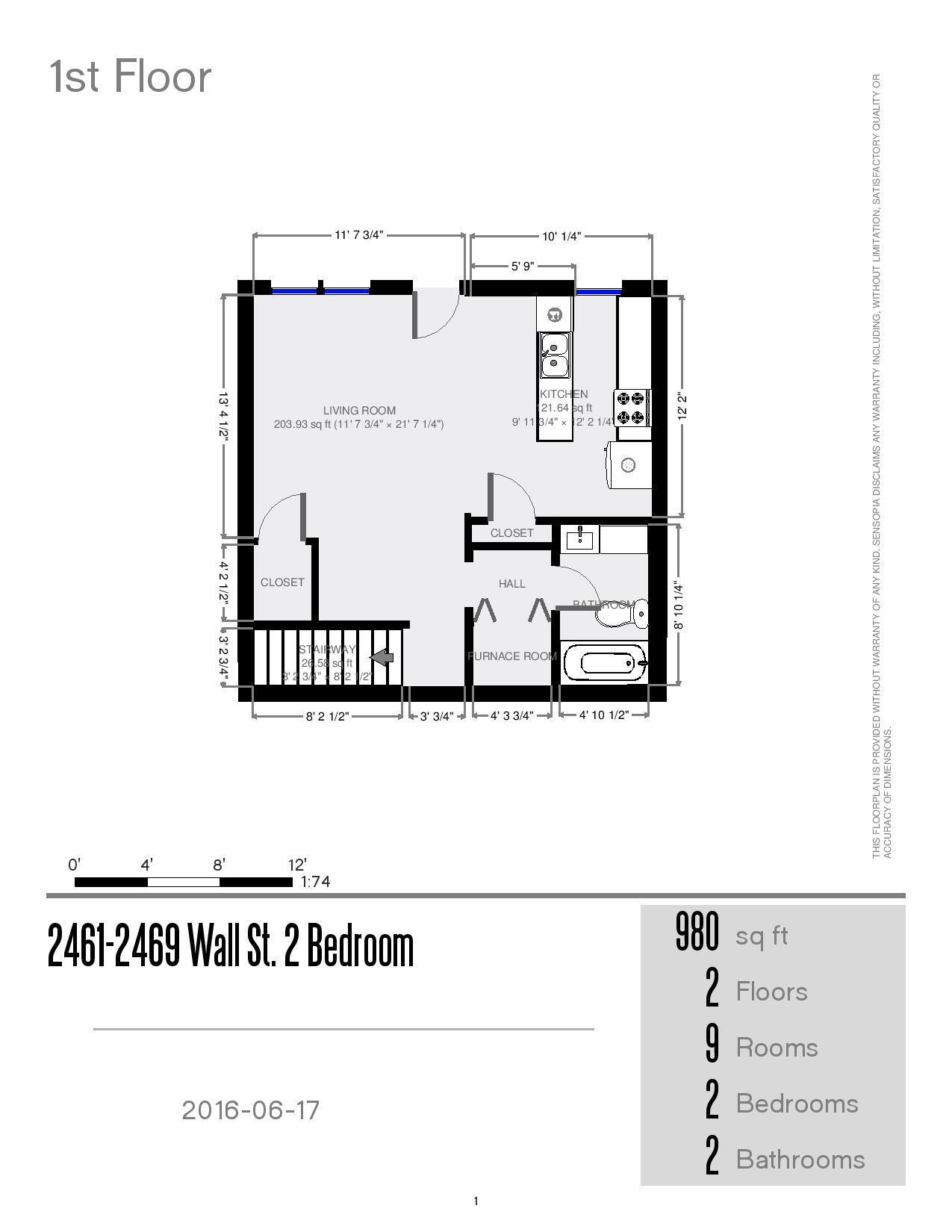 2461-2483 Wall St. - Floor Plan 03