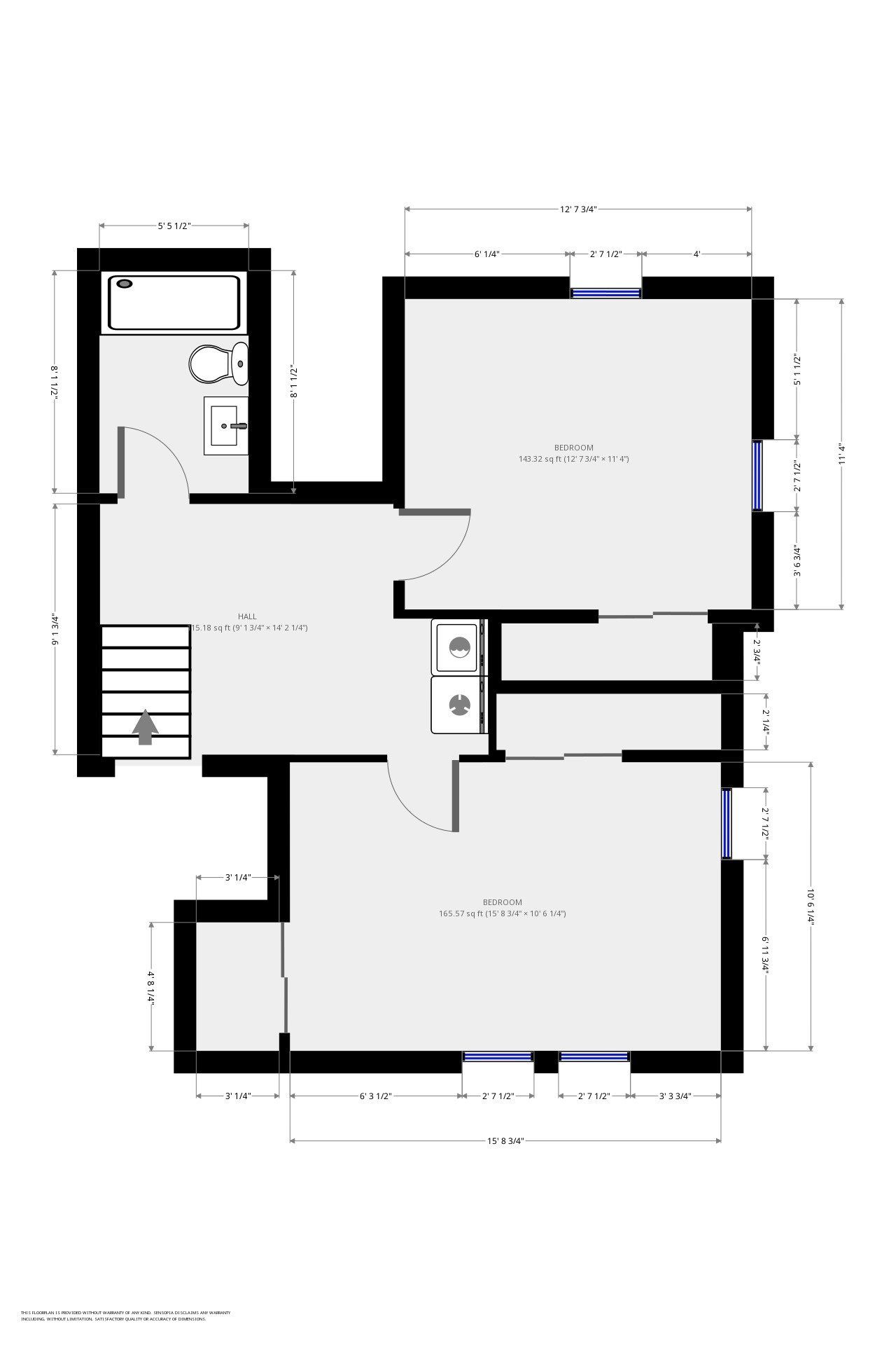 279-281 E. Northwood Ave floorplan 2