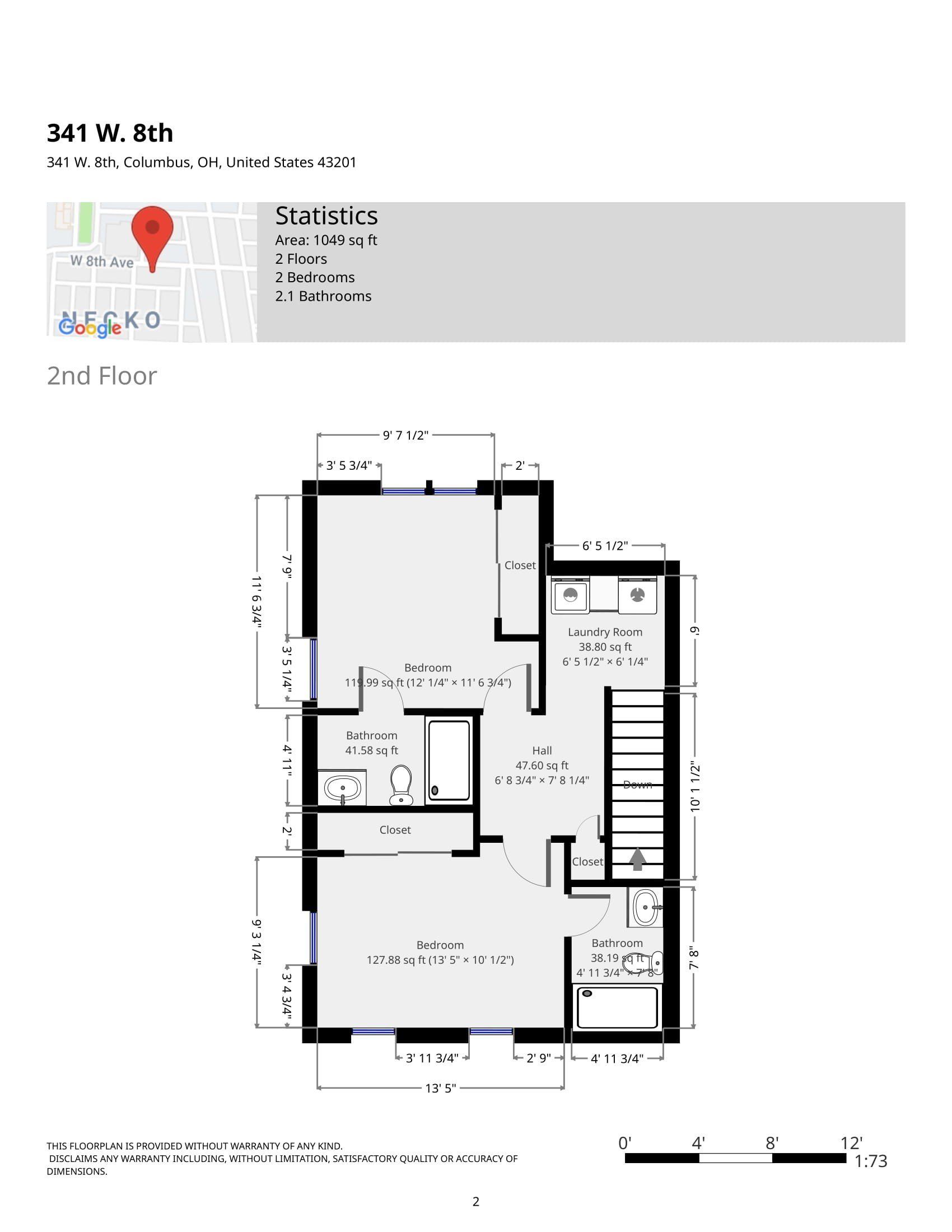 341 W. 8th Ave. - Floor Plan 01