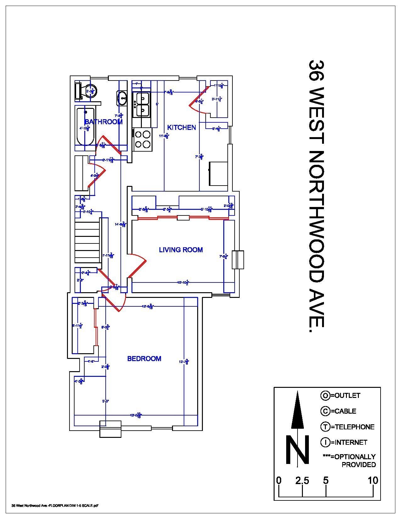 36 W. Northwood Ave. floor plan 1