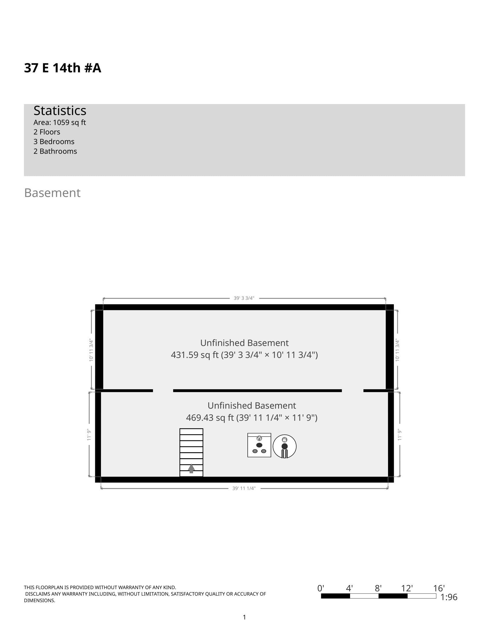 37 E. 14th Ave Apt. A floorplan 2