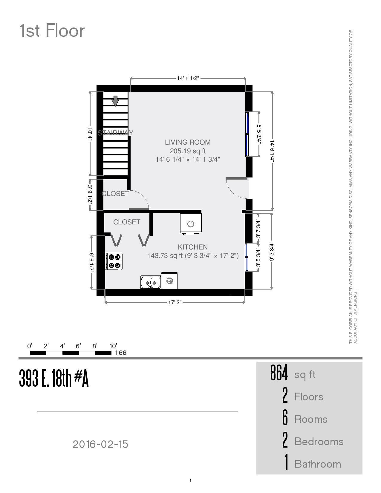 393 E. 18th Ave. - Floor Plan 02