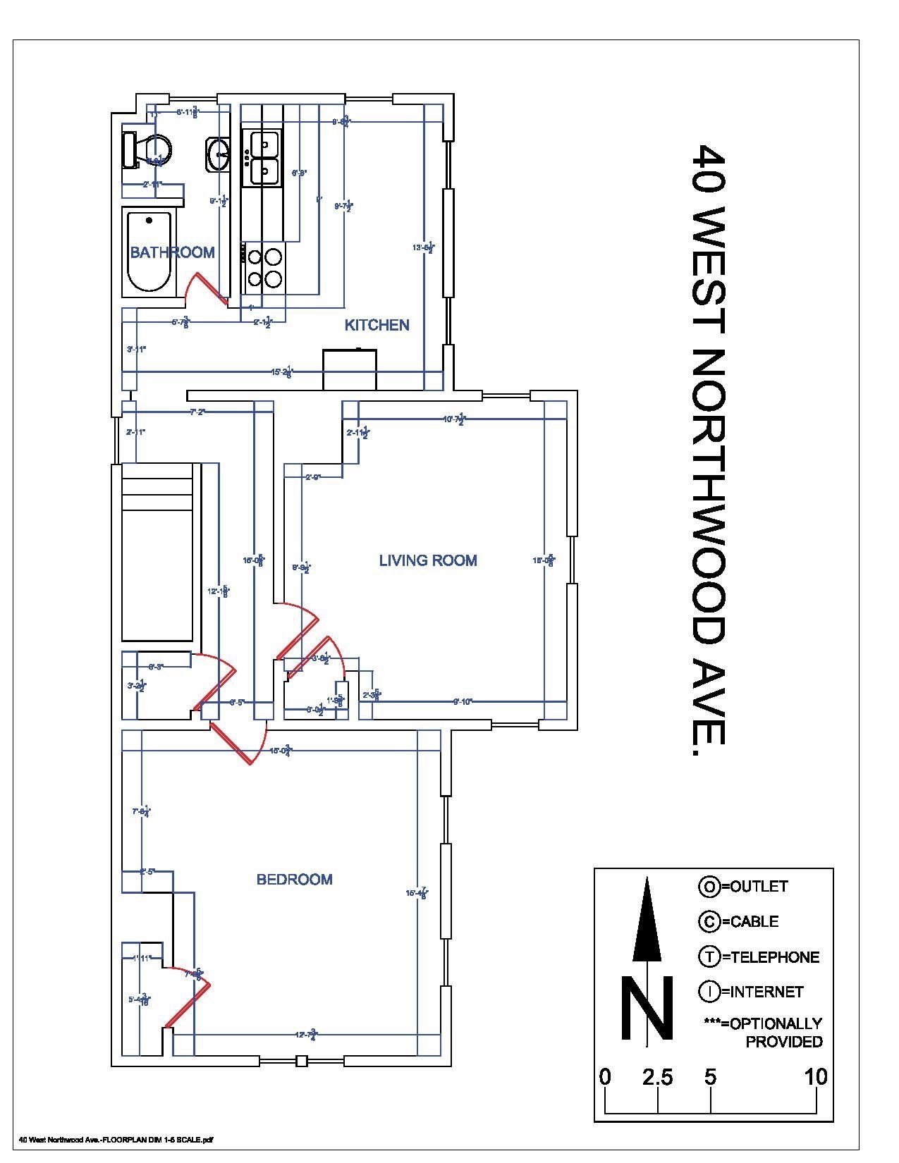 40 W. Northwood Ave. floor plan 1