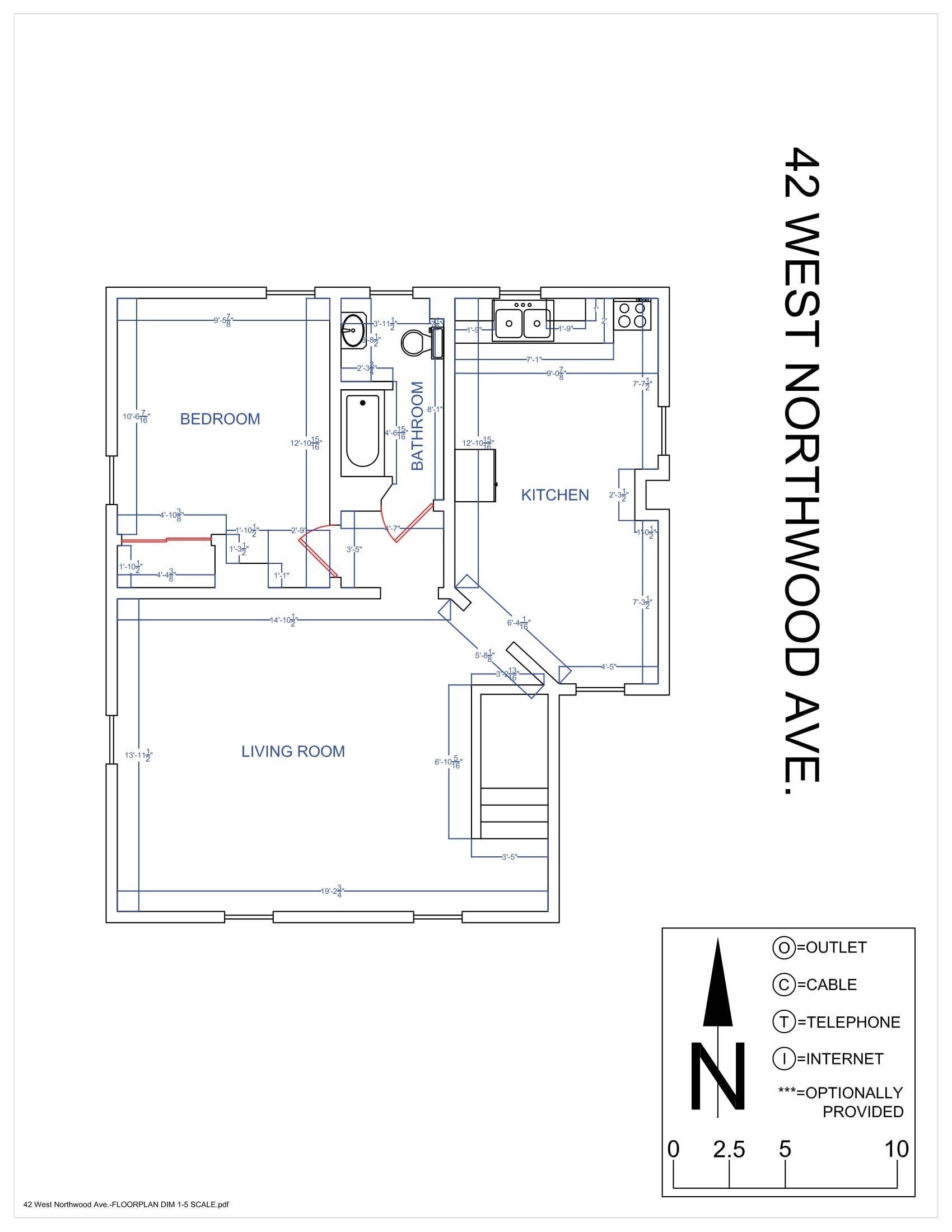42 W. Northwood Ave. floor plan 1