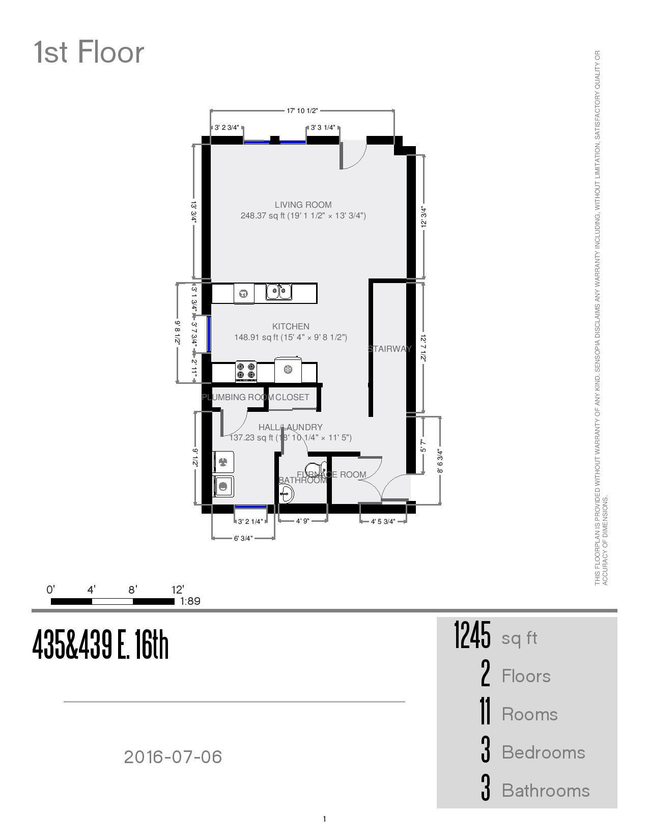 435-439 E. 16th Ave floorplan