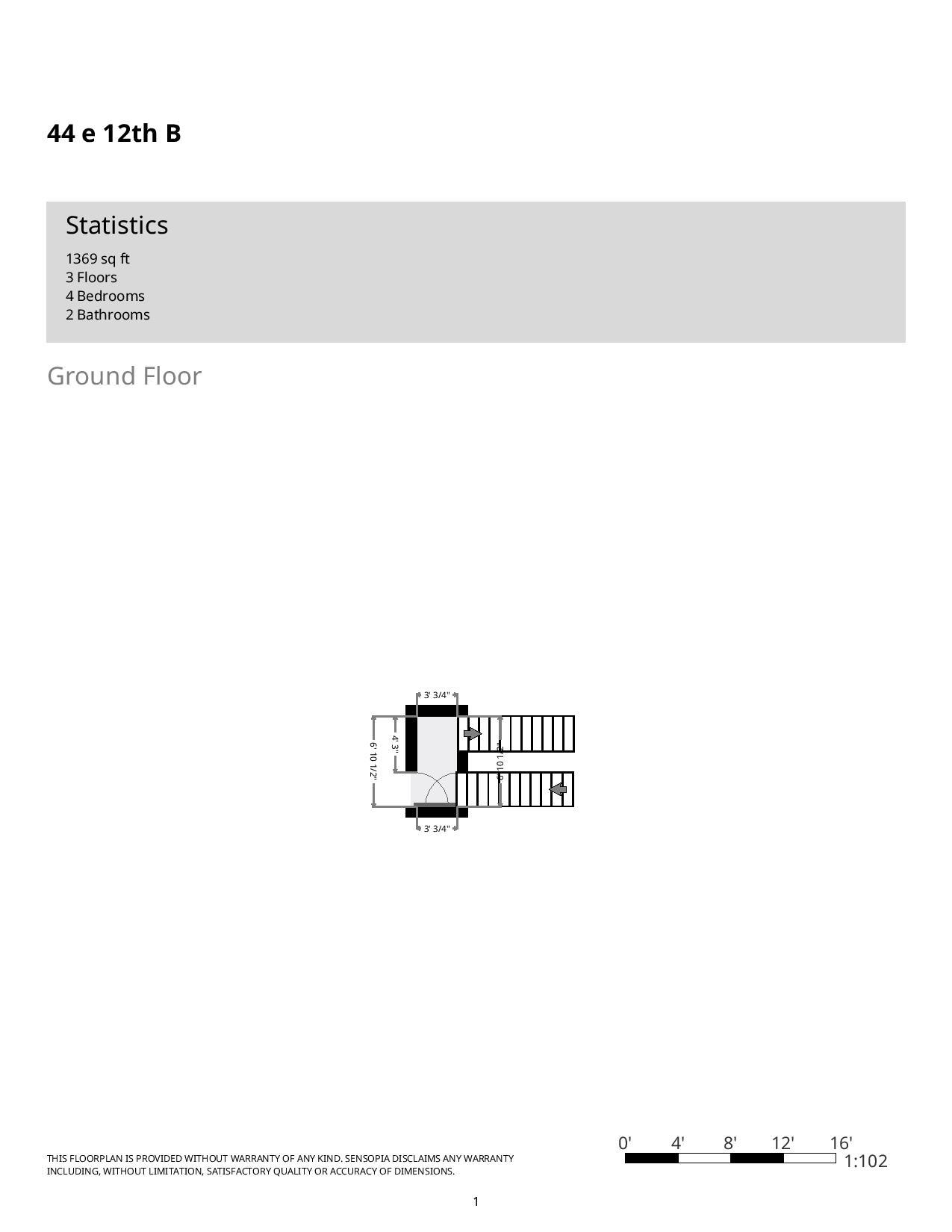 44 E. 12th Ave Apt. B floorplan 3