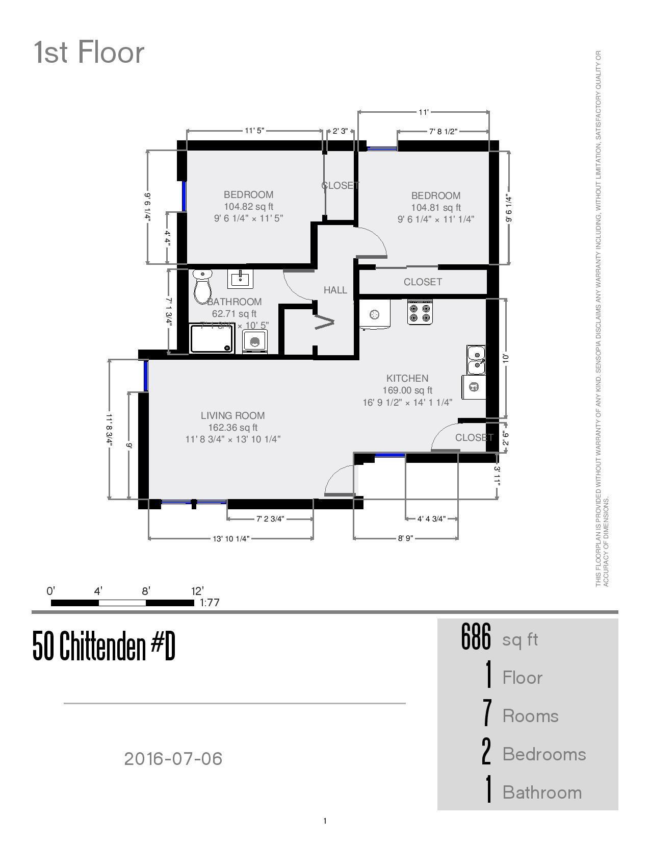 50 Chittenden Ave. - Floorplan