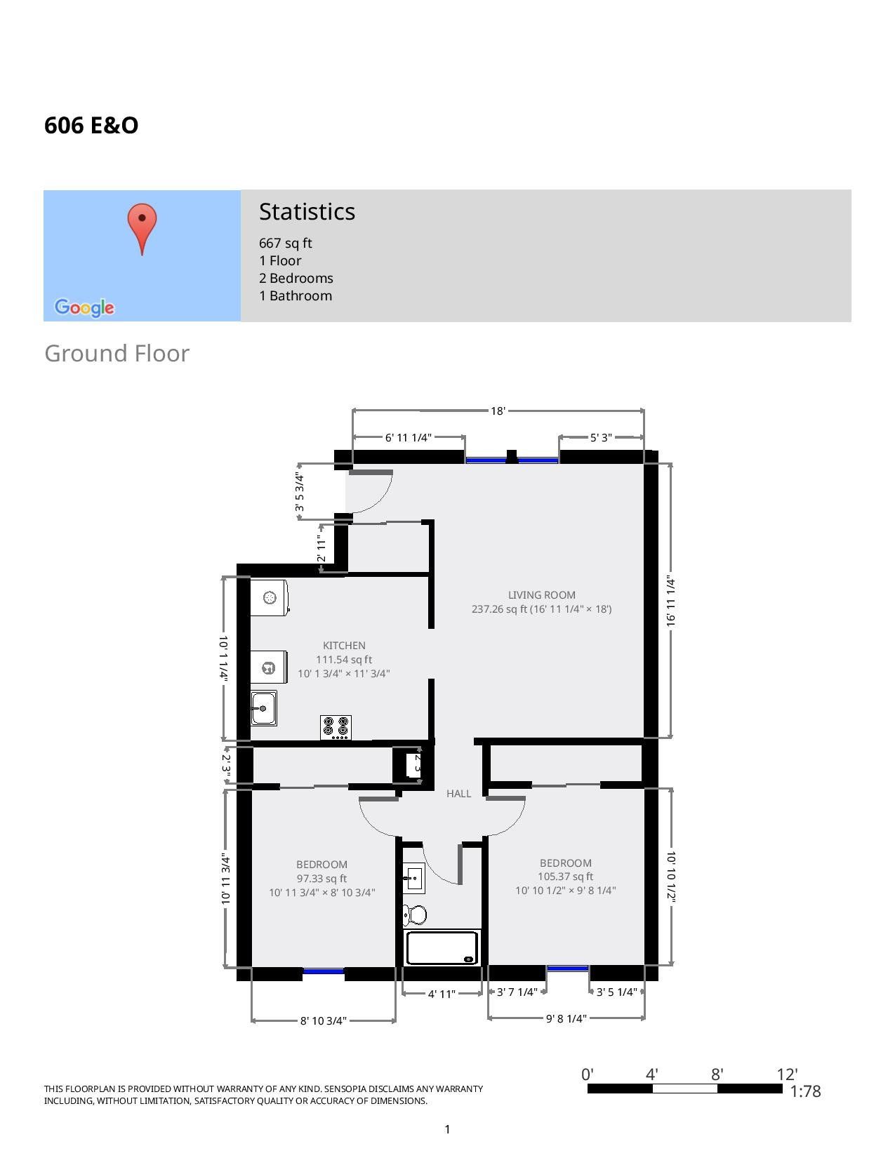 606 Riverview Dr. - Floor Plan 01