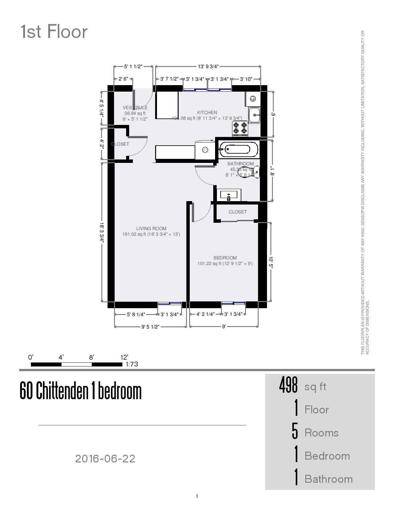 60 Chittenden floor plan
