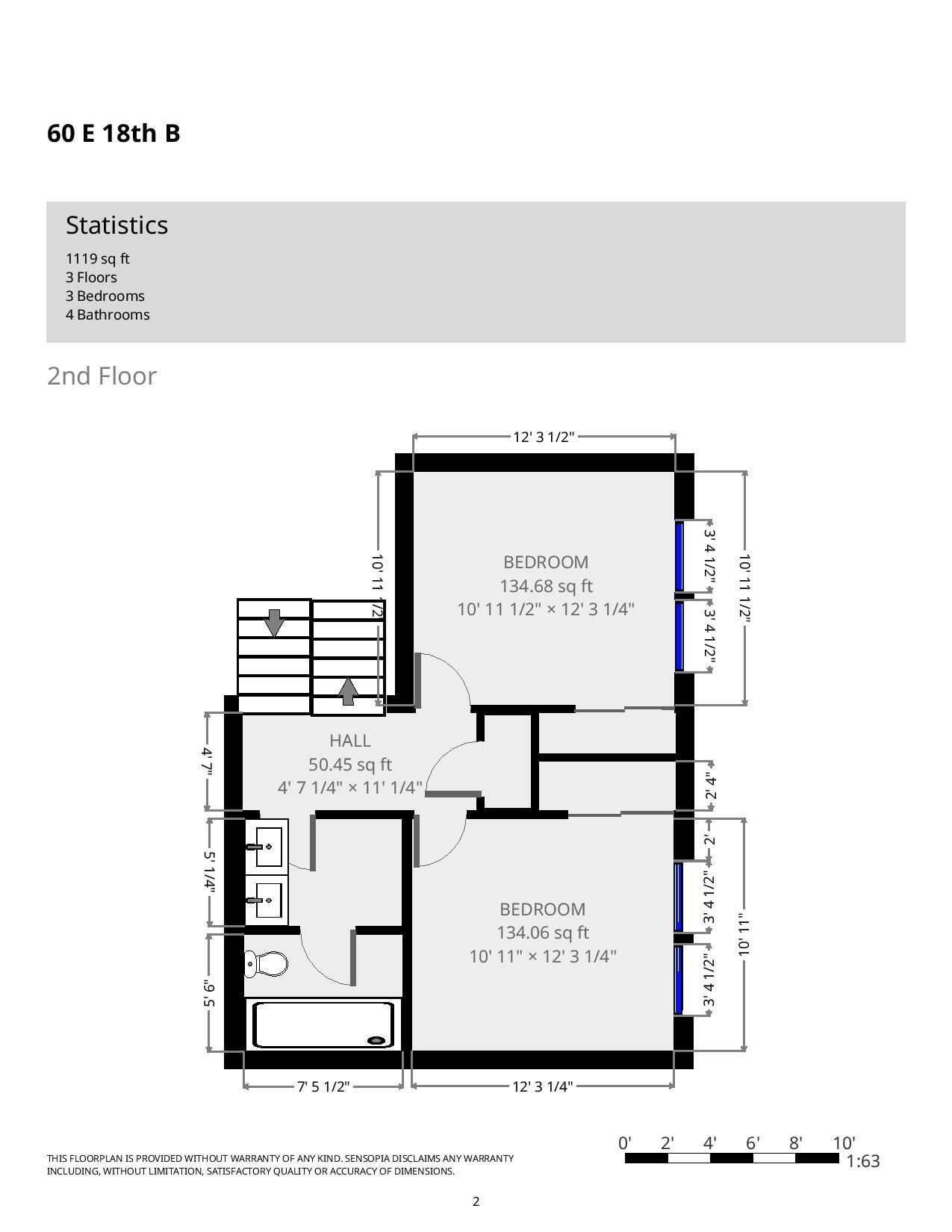 60 E. 18th Ave Apt. B floorplan 3