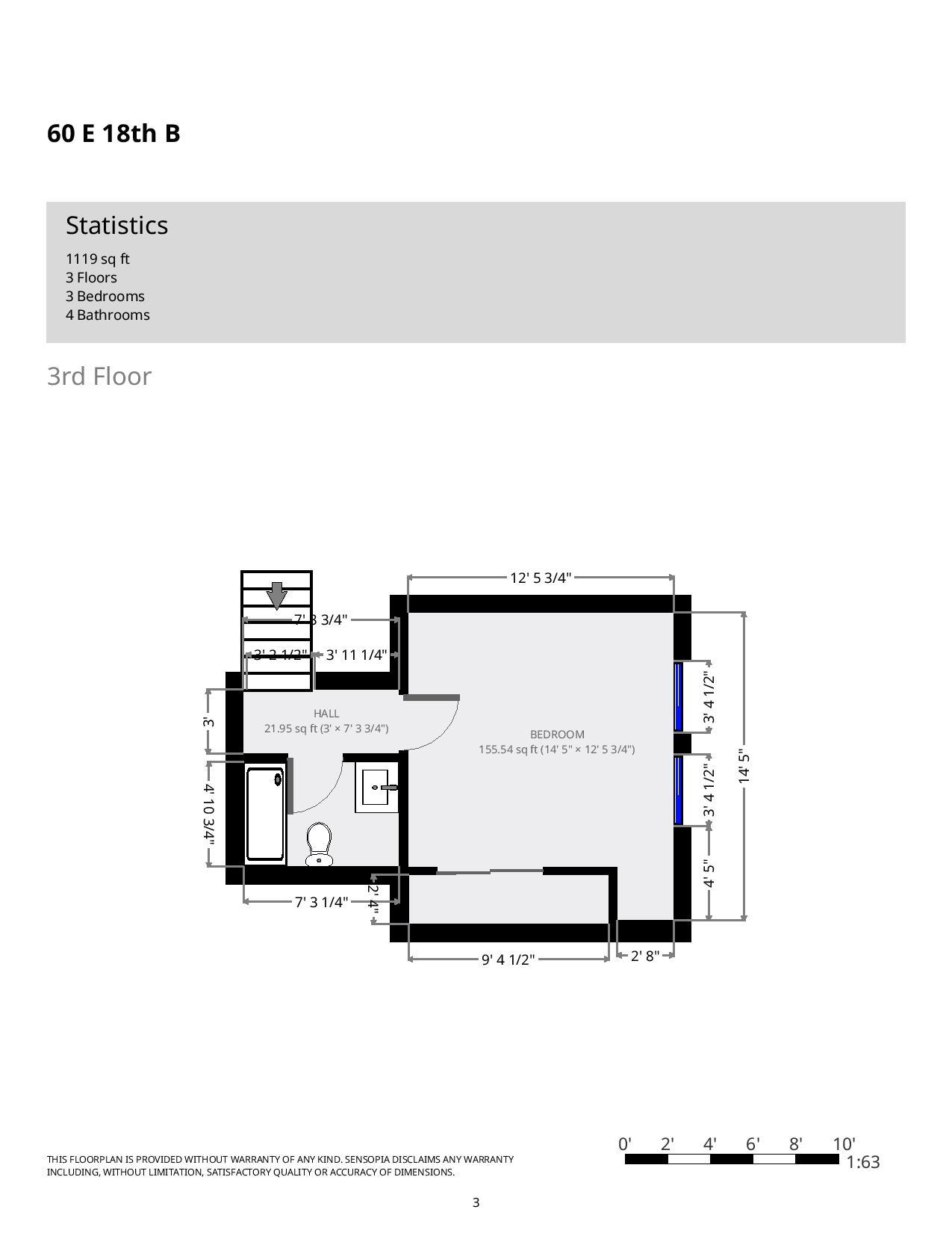 60 E. 18th Ave Apt. B floorplan 2