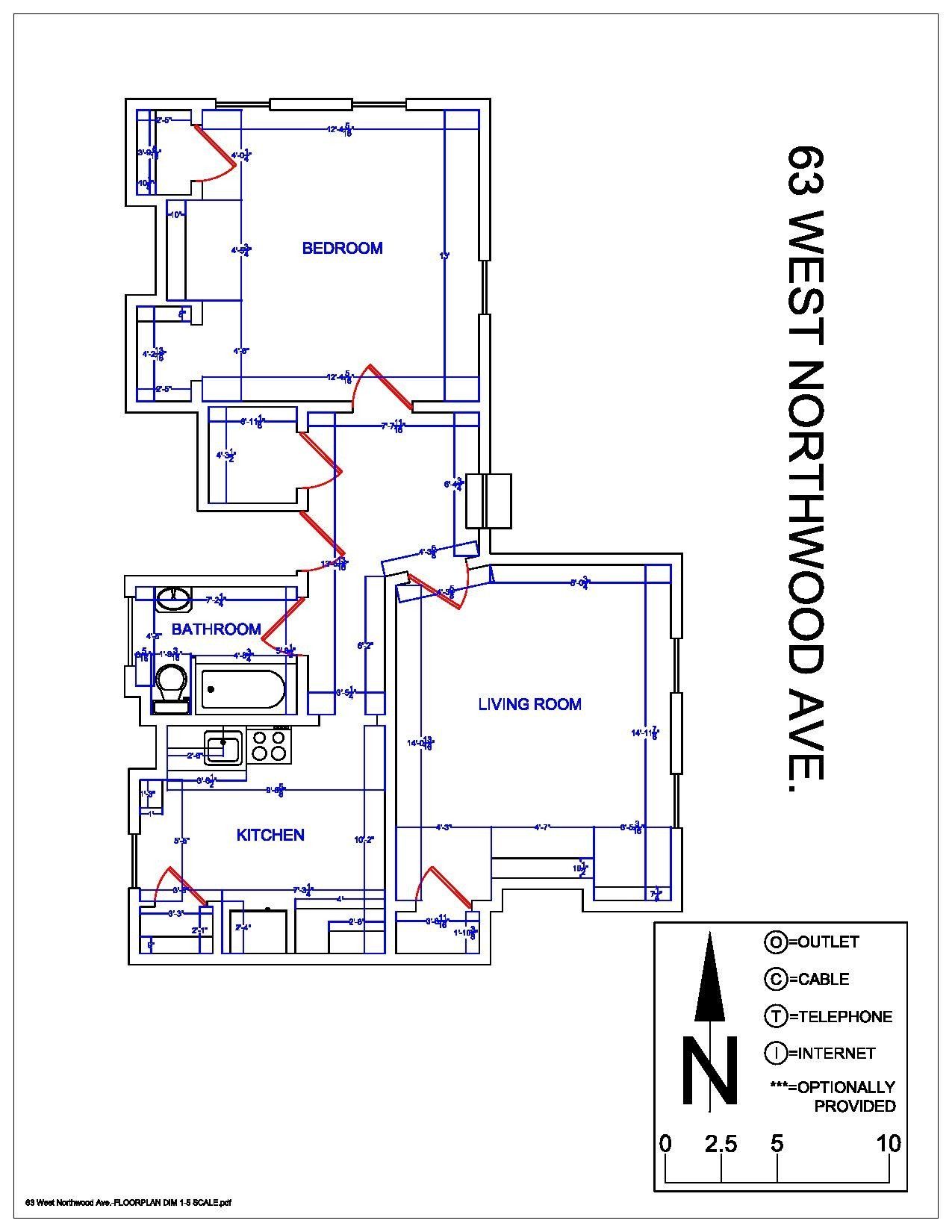 63 W. Northwood Ave floor plan