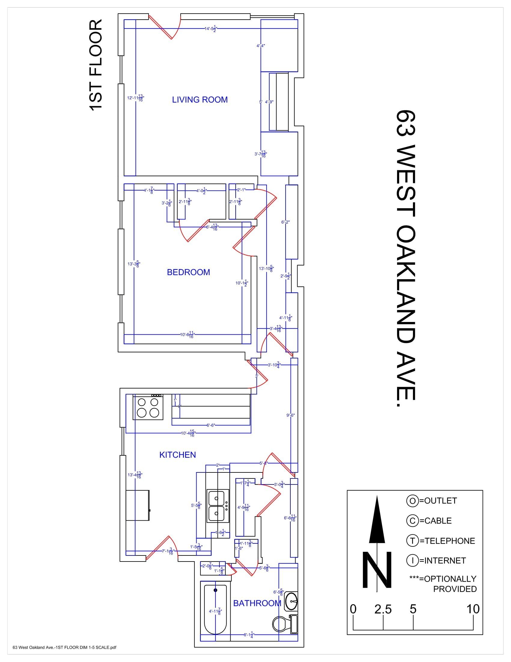 63 W. Oakland Ave floorplan