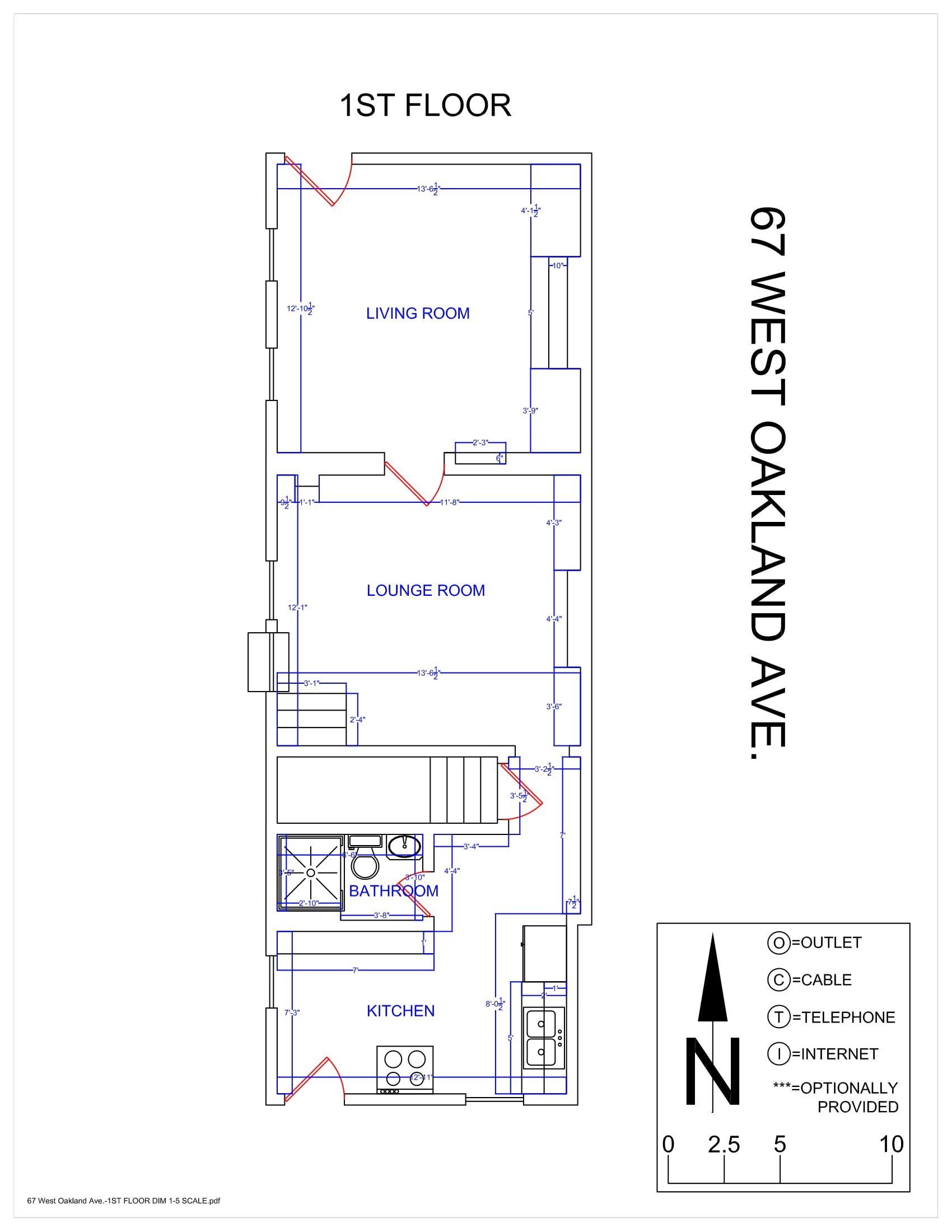 67 W. Oakland Ave floorplan