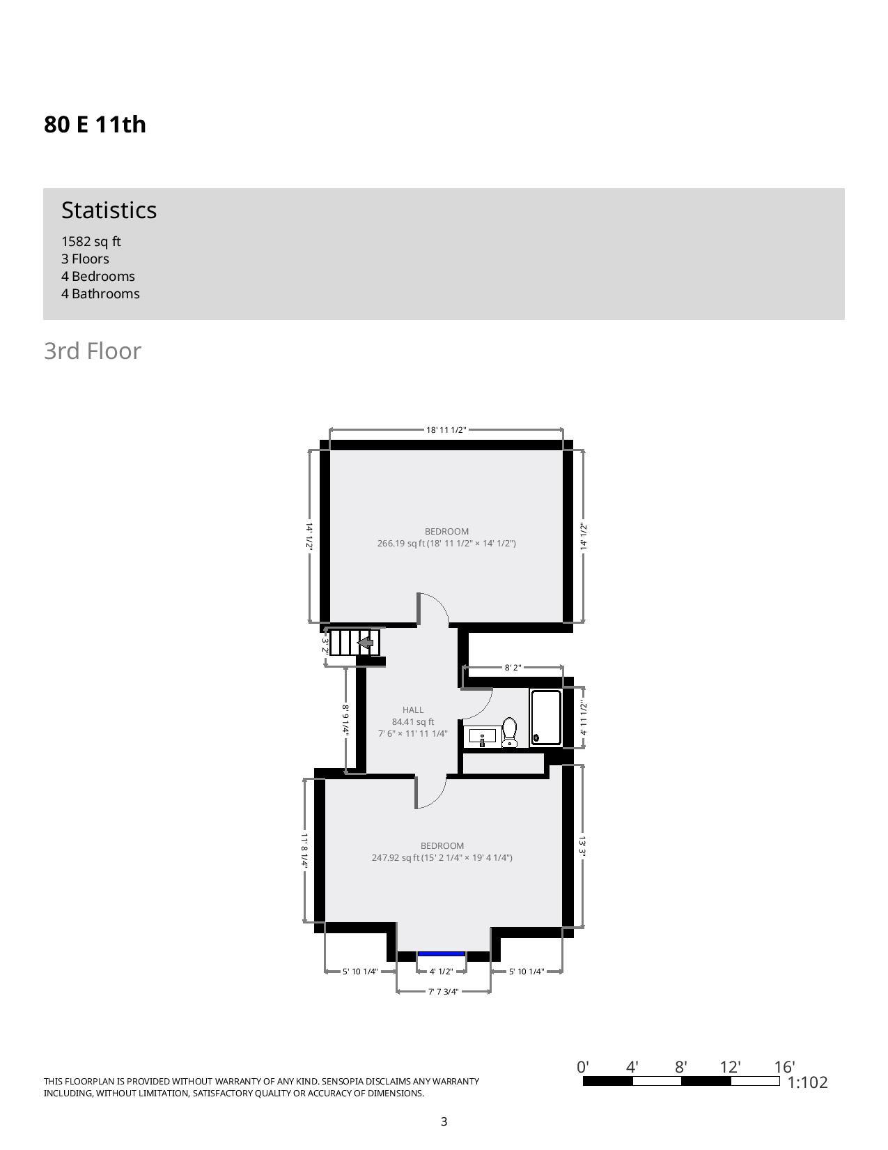 80 E. 11th Ave floorplan