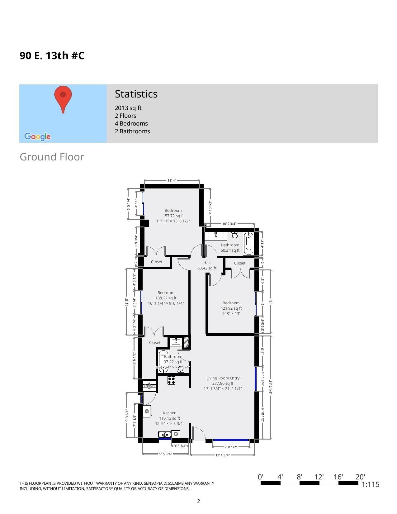 90 E. 13th Ave Apt. C floorplan 2