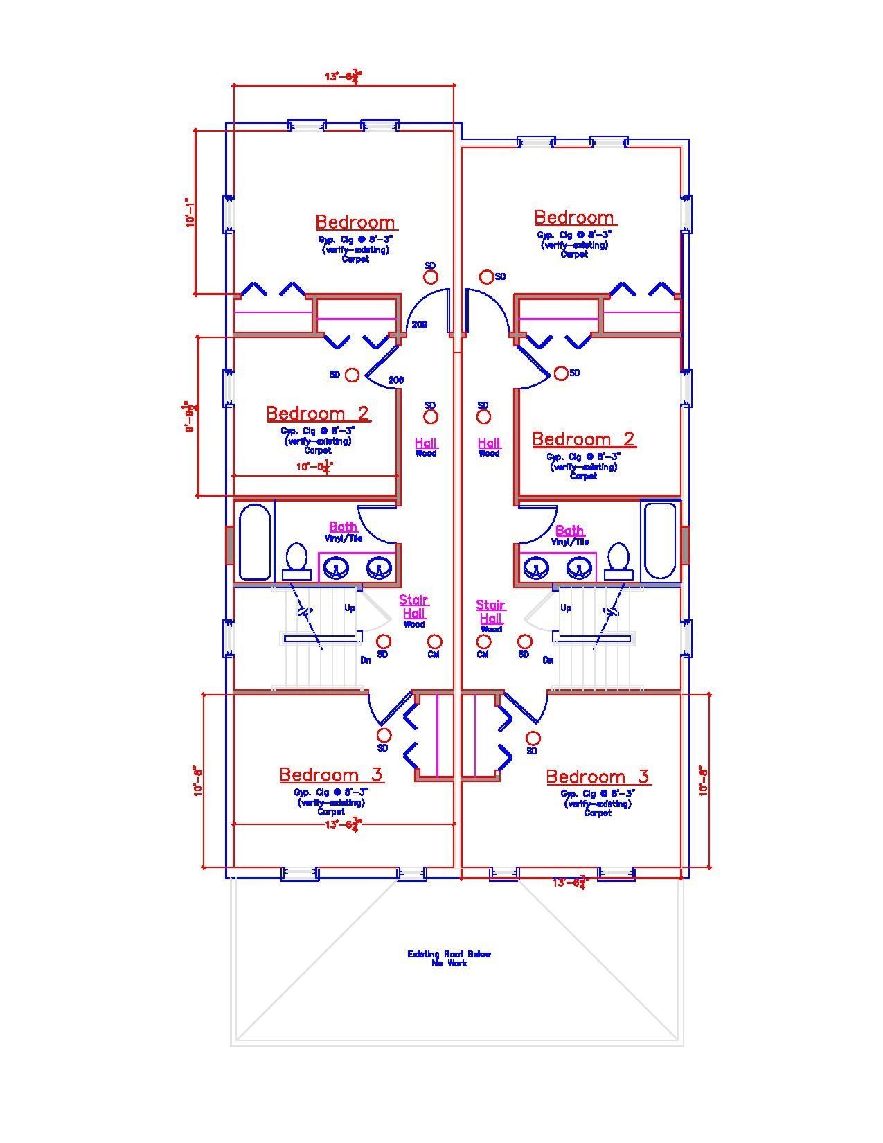 91-93 W. Northwood Ave floorplan
