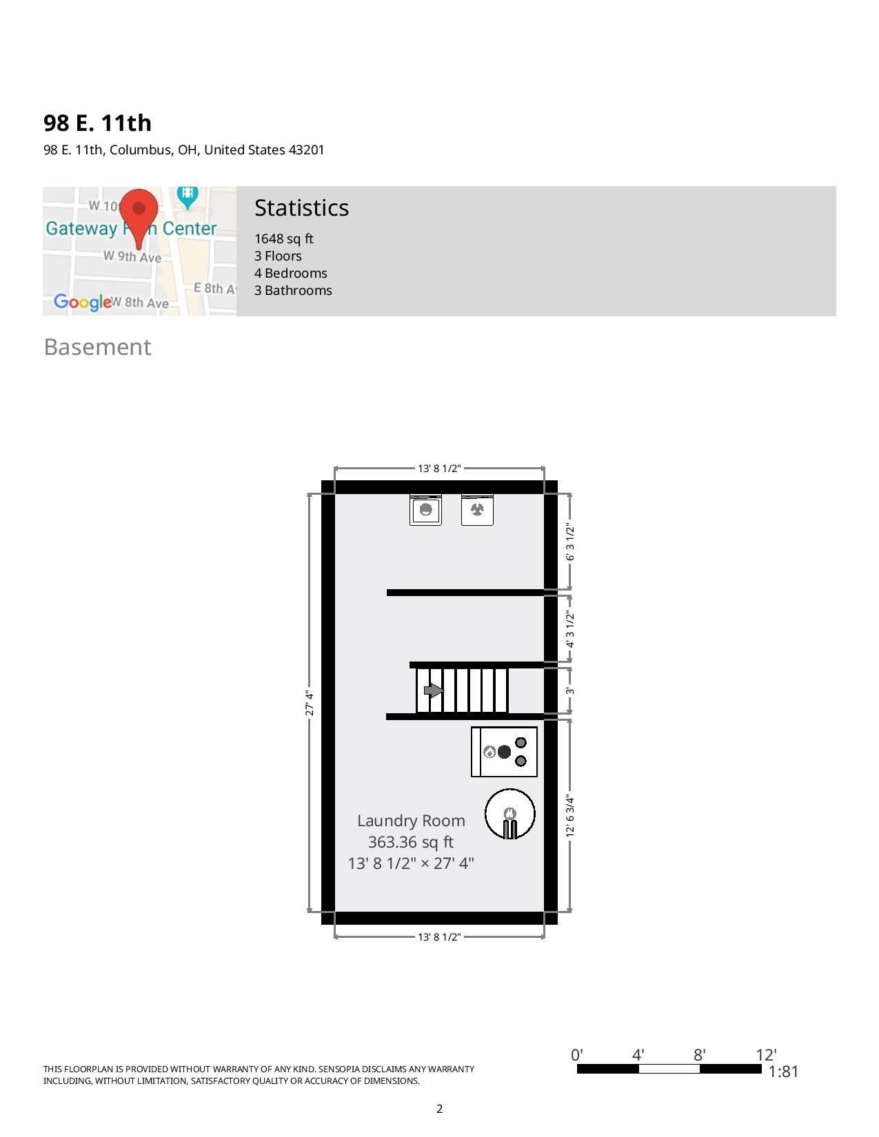96_98 E. 11th Ave floorplan