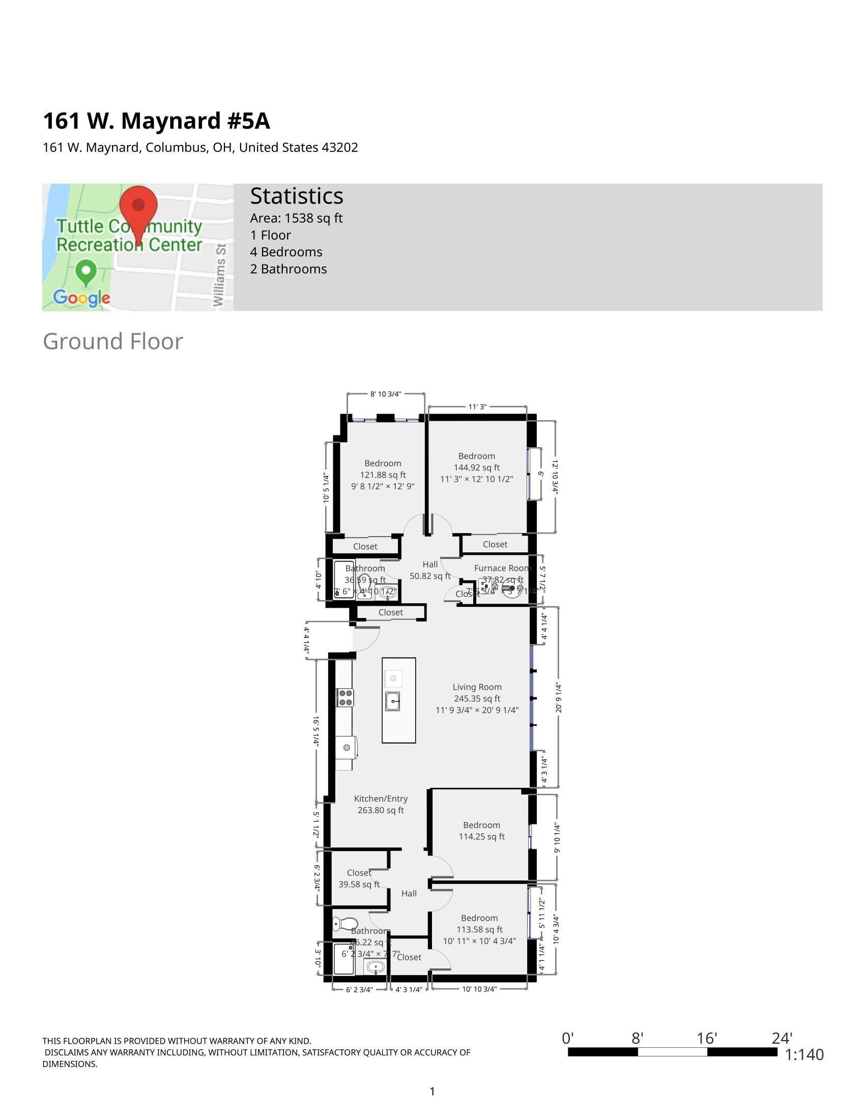 150-161 W. Maynard (Flats)- Floor Plan 02