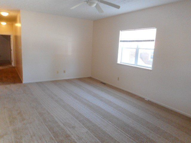 carpeted living space