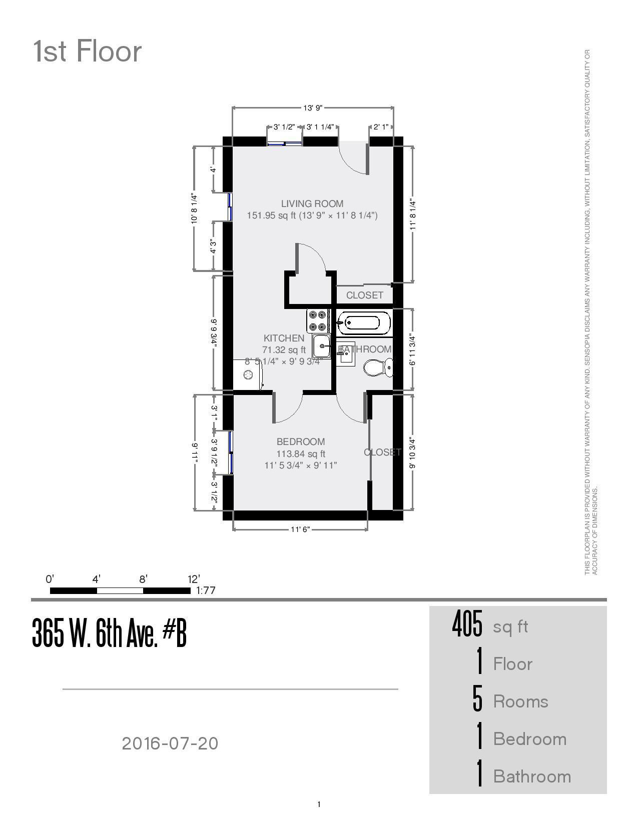 365-367 W. 6th Ave floorplan