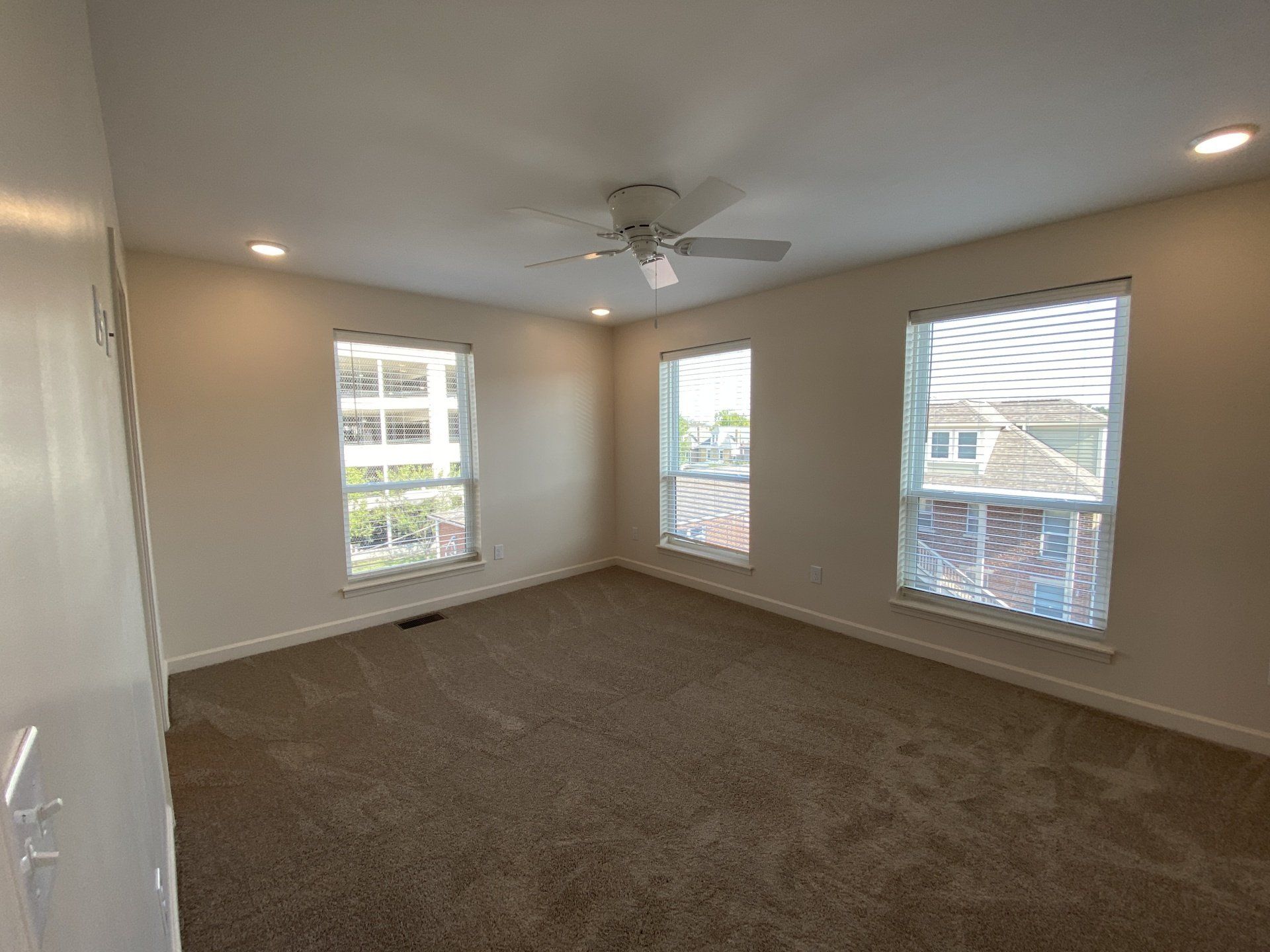 naturally lit living room