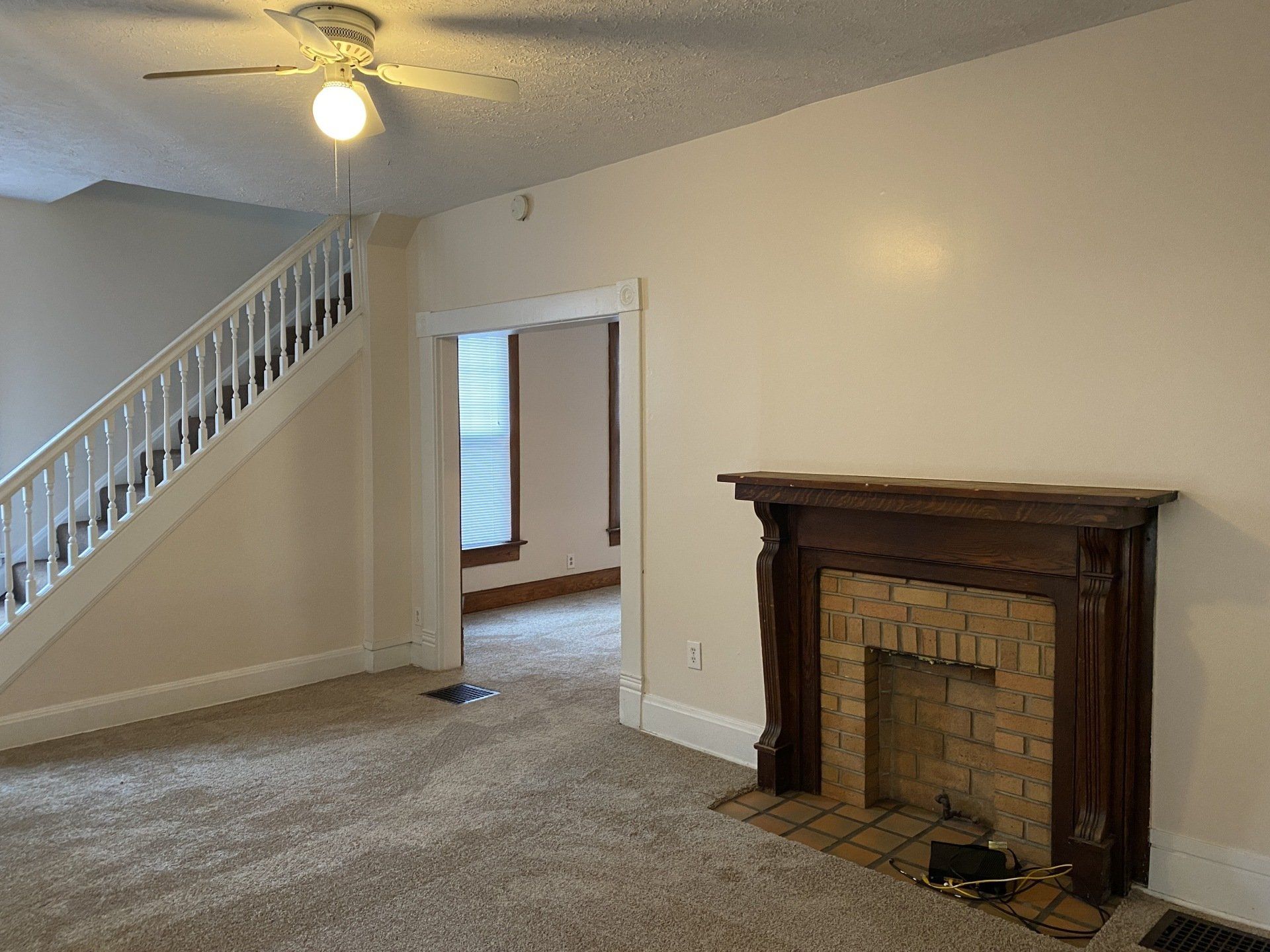 staircase at  35 W. Oakland Ave