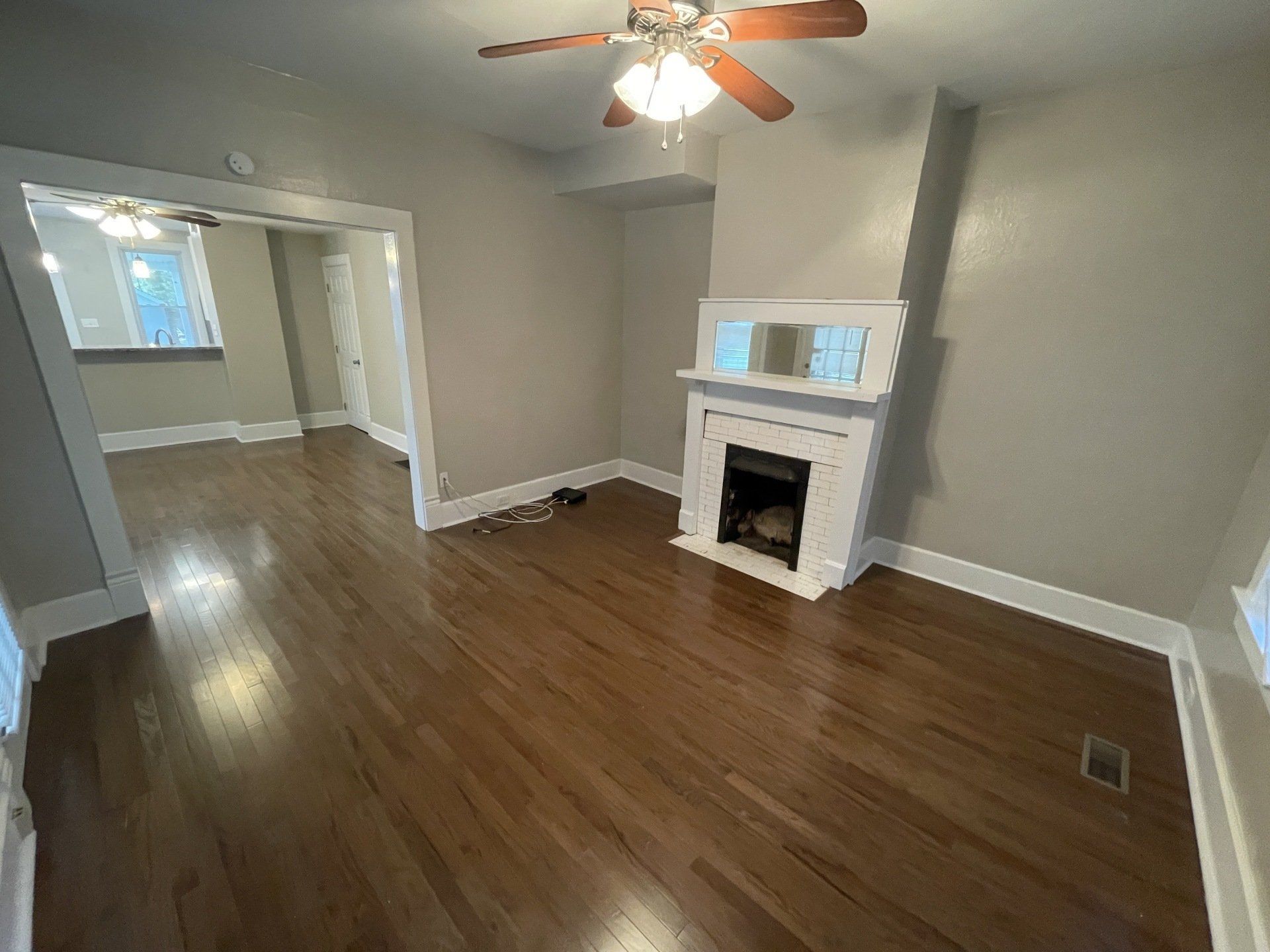 fireplace at 39 W. Oakland Ave