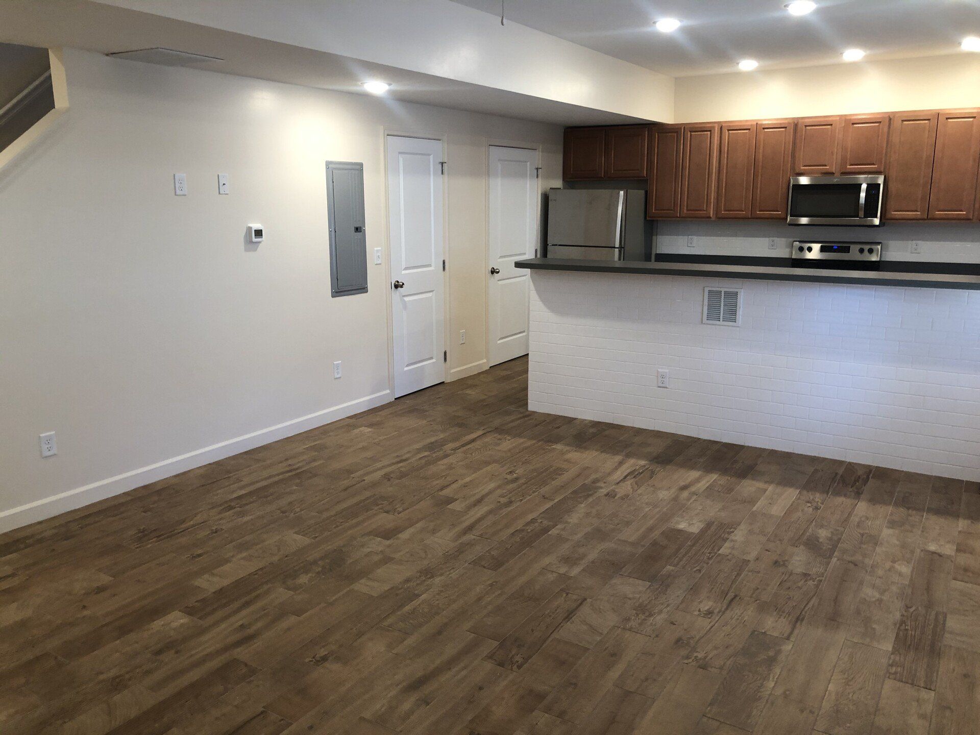 spacious living room