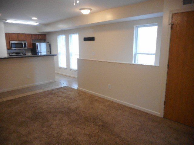 29-31-e-patterson-ave- Living room with open kitchen