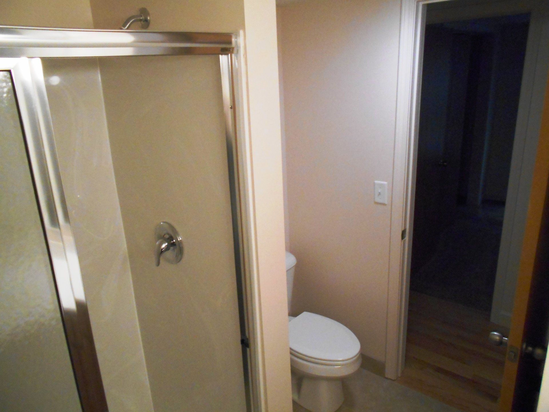 bathroom with standup shower