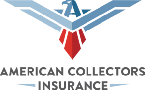 American Collectors Insurance logo: stylized eagle emblem above the text 