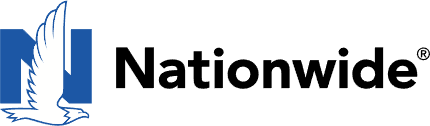 Nationwide insurance logo featuring a blue 