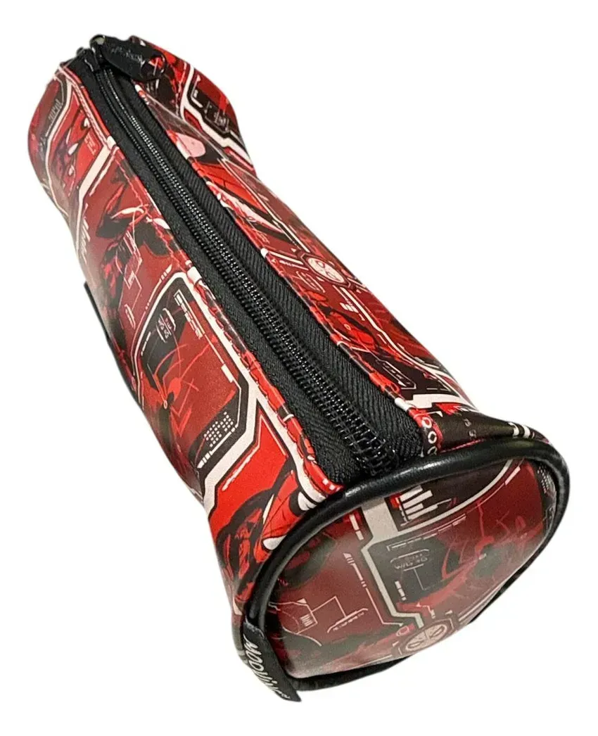 Cartuchera Tubo Spider-man Mooving Original Escolar Cilíndrica Cierre Reforzado