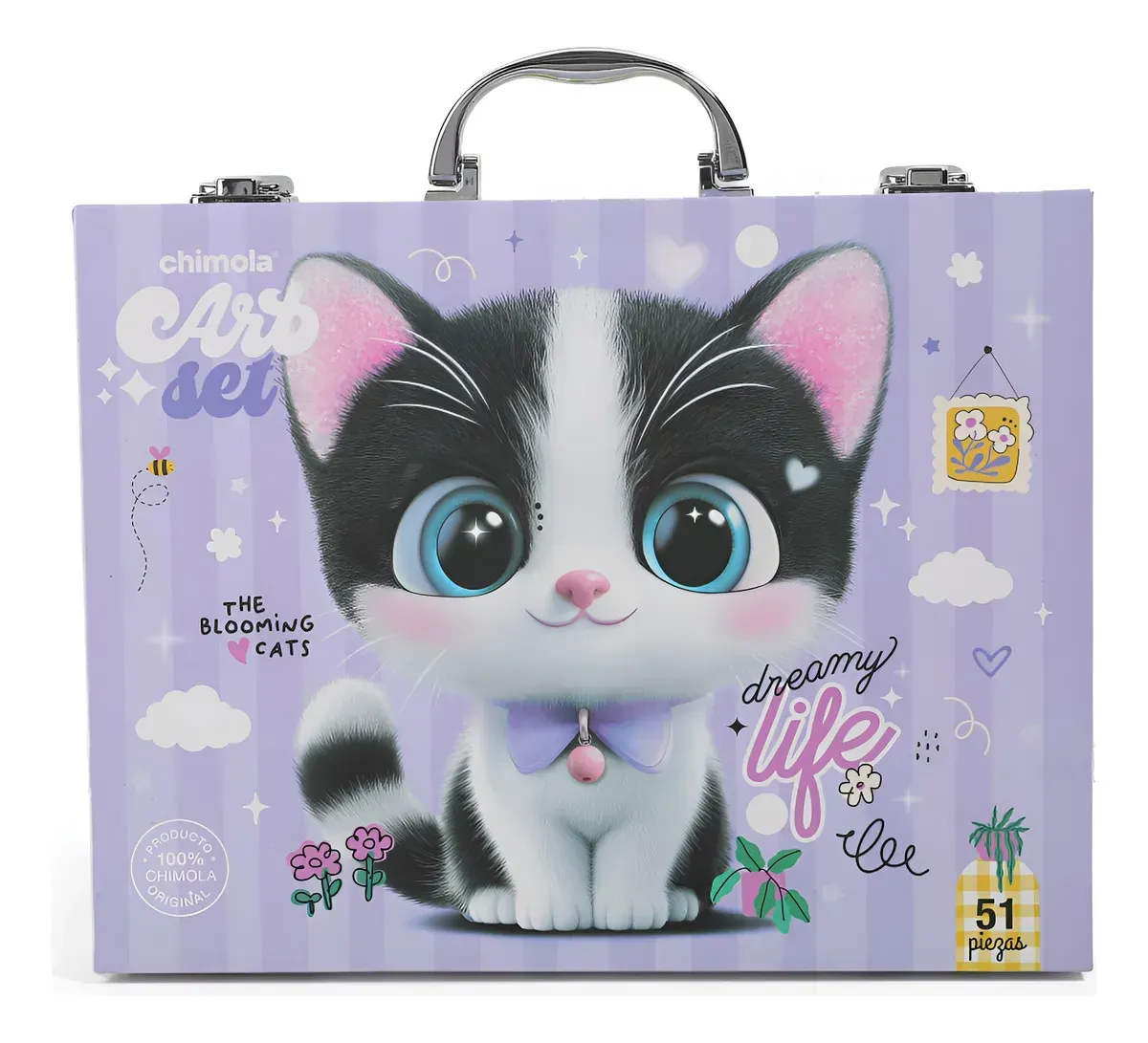 Chimola Set De Arte Escolar 51 piezas cat