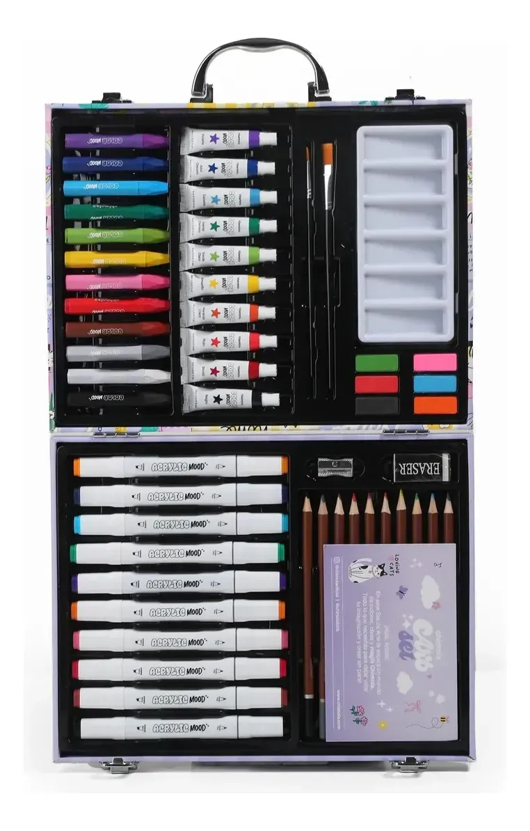 Chimola Set De Arte Escolar 51 piezas cat