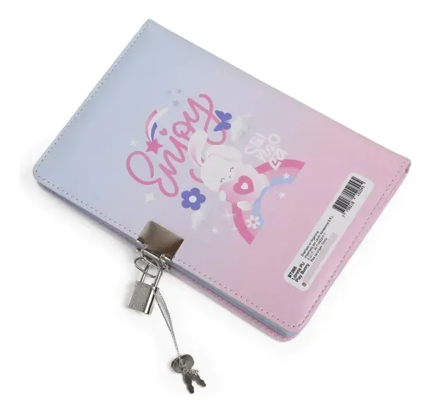 Libreta Chimola Pu Play Bunny Con Candado