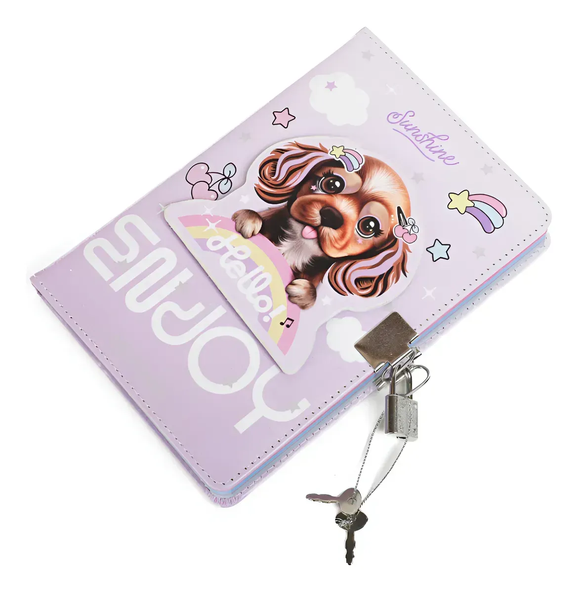 Libreta Chimola Pu Play Dog Con Candado
