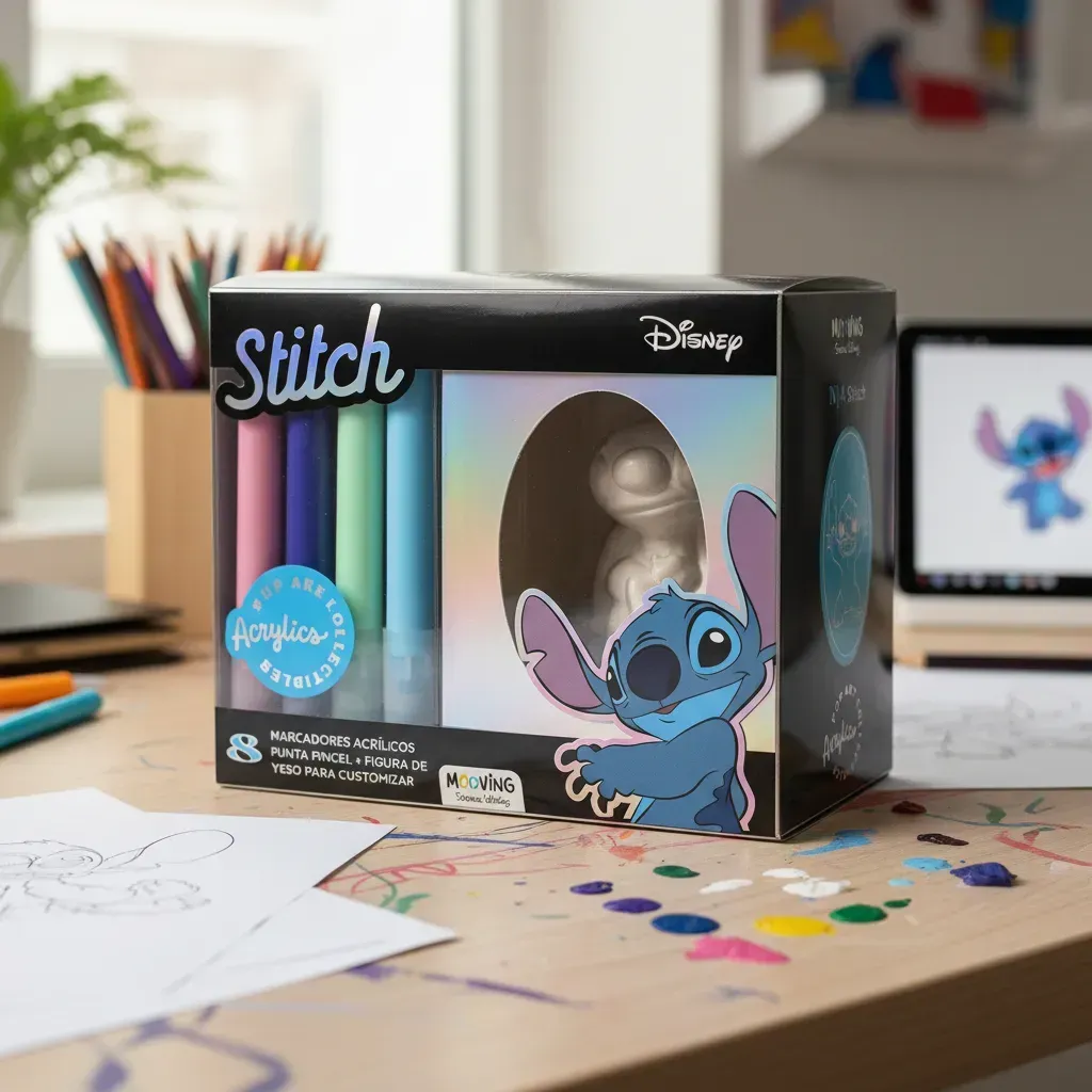Mooving Coloring Pop Art Collectibles Stitch