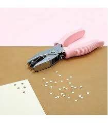 Perforadora Círculo Ibi Craft 1.6mm Pinza Scrapbooking Rosa